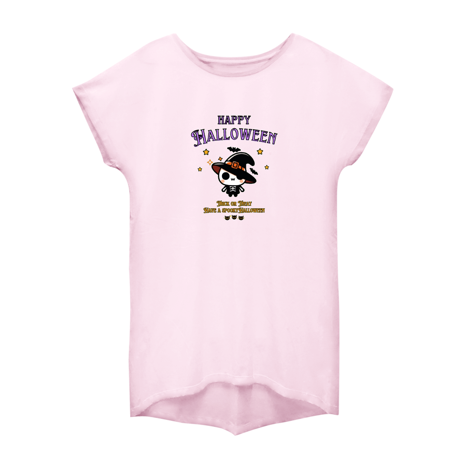 Halloween☆ニャン Purple ウィメンズ ドルマン ワンピース