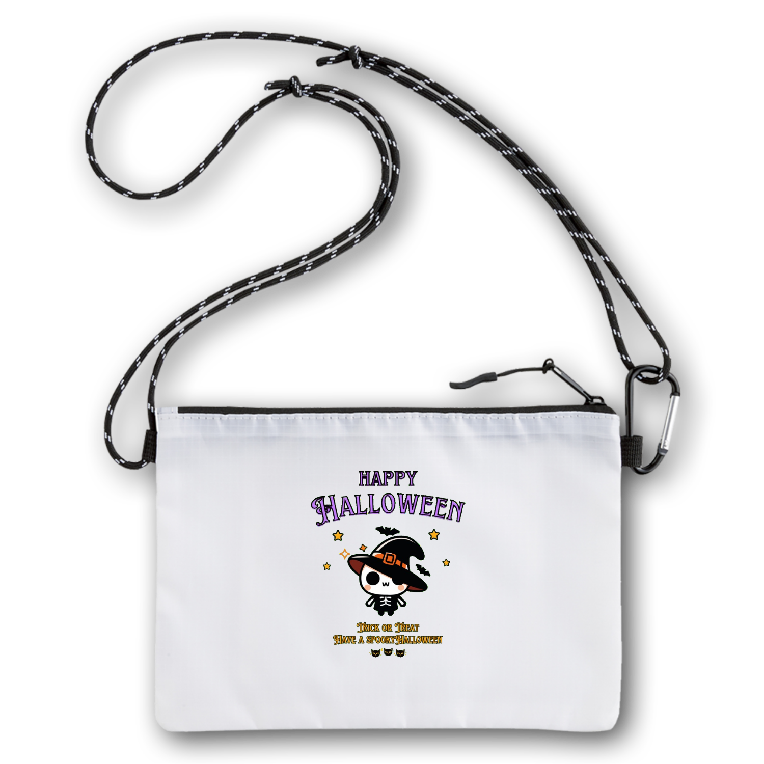 Halloween☆ニャン Purple リップミニサコッシュ