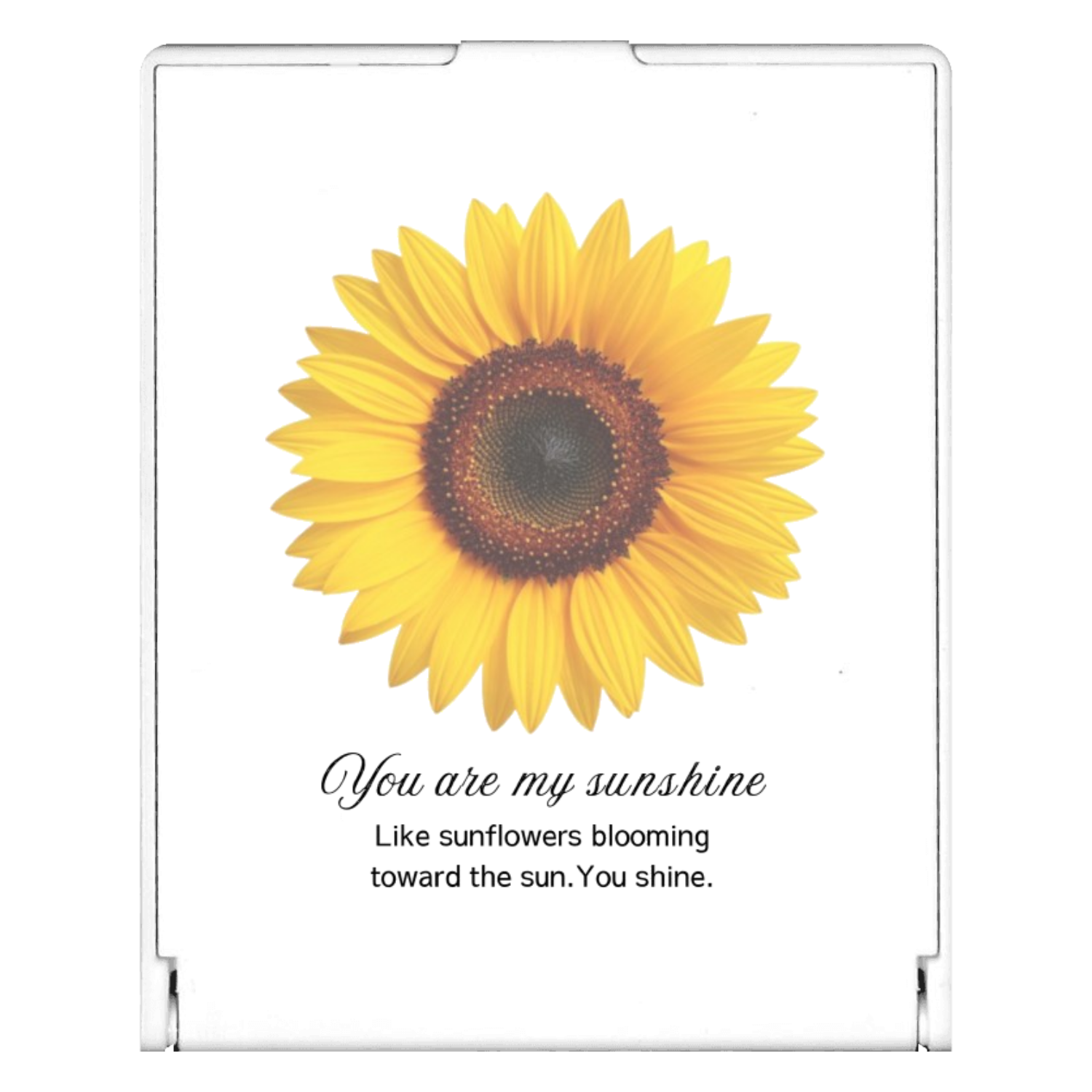 sunflower☆you are my sunshine スクエアミラー