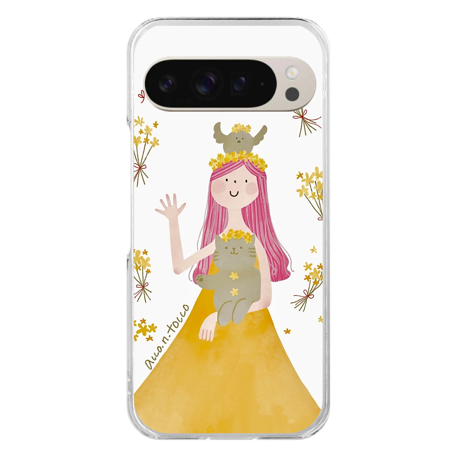 お花のプリンセス Google Pixel9/9Pro ハードケース