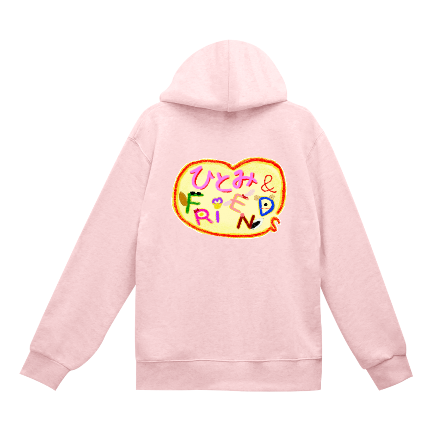 ひとみ&Friendsオリジナルパーカー【ひとみ】 スタンダードWフードジップパーカー