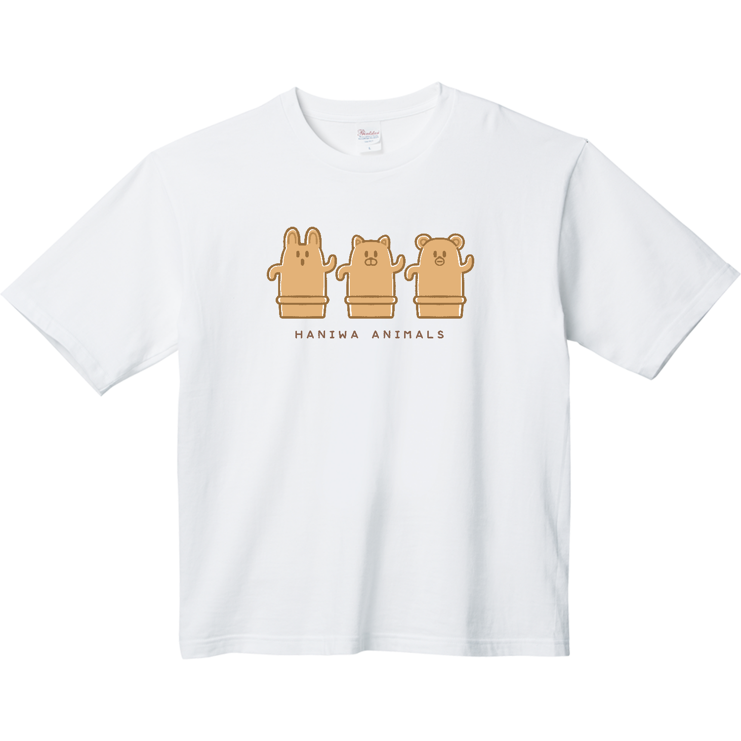 ハニワアニマルズ ヘビーウェイト ビッグシルエットTシャツ