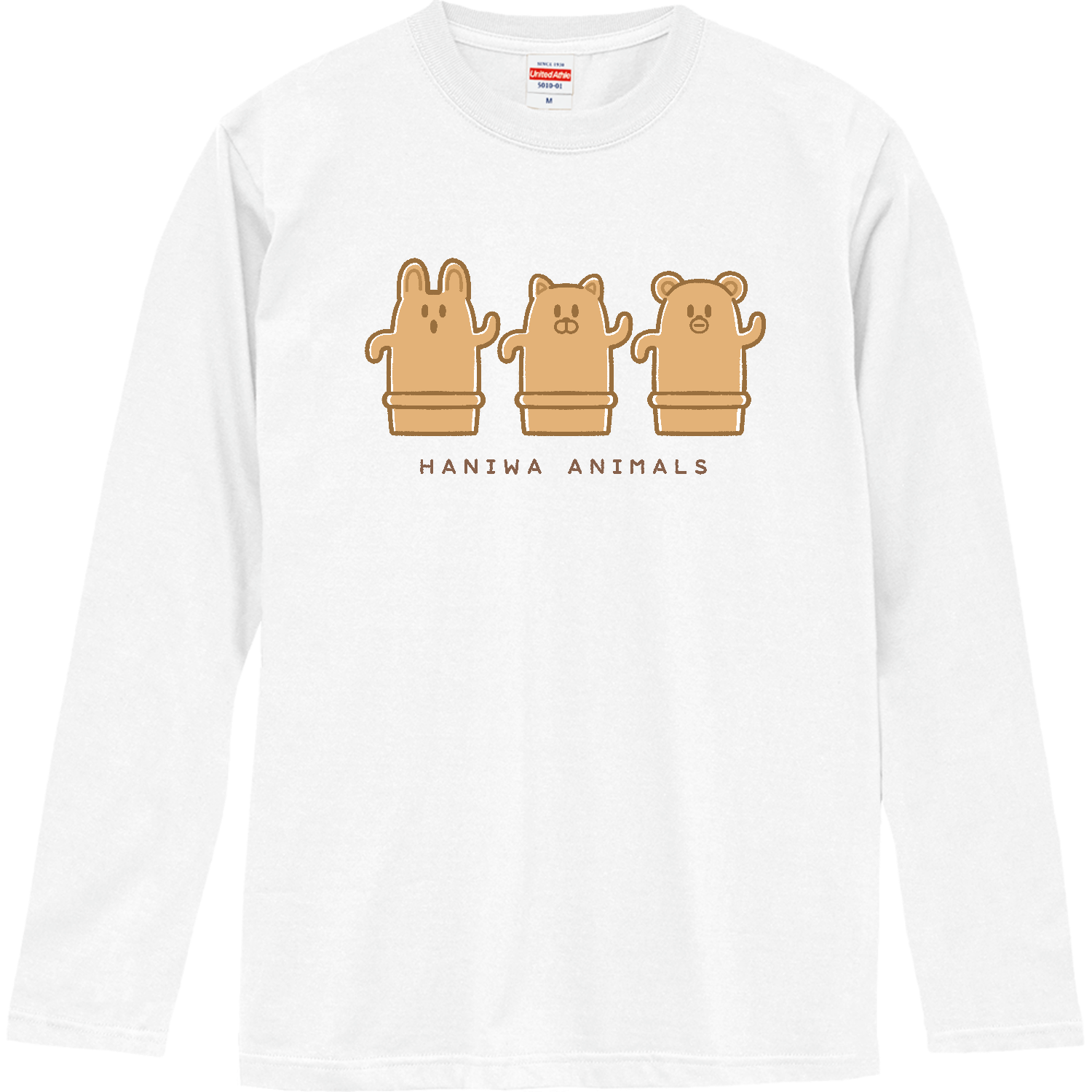 ハニワアニマルズ ロングスリーブTシャツ