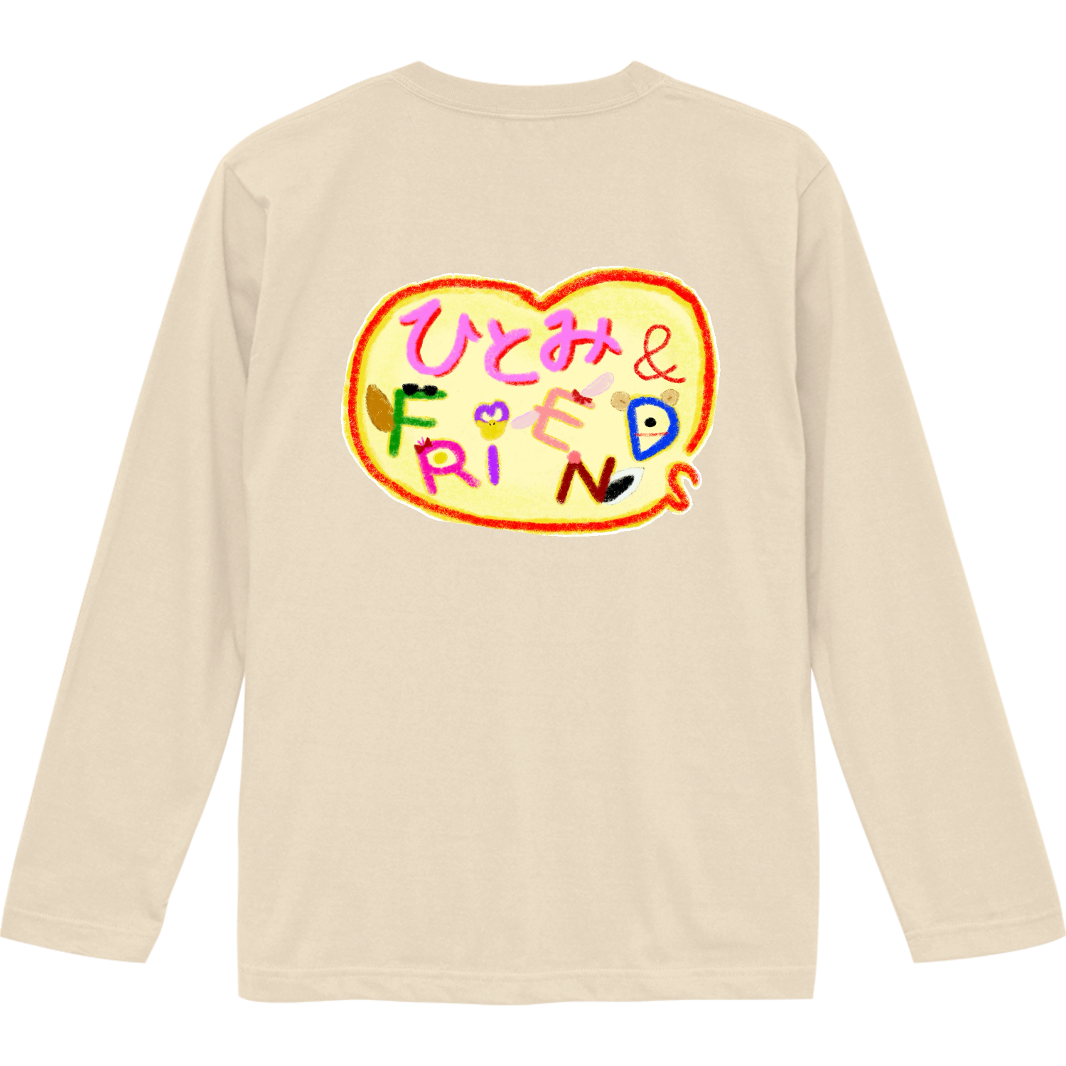 ひとみ&Ｆriends オリジナルロングTシャツ【モーリー】 ロングスリーブTシャツ