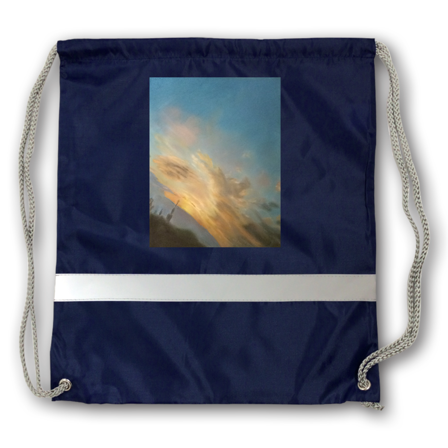 かえりそら リフレクター付巾着リュック