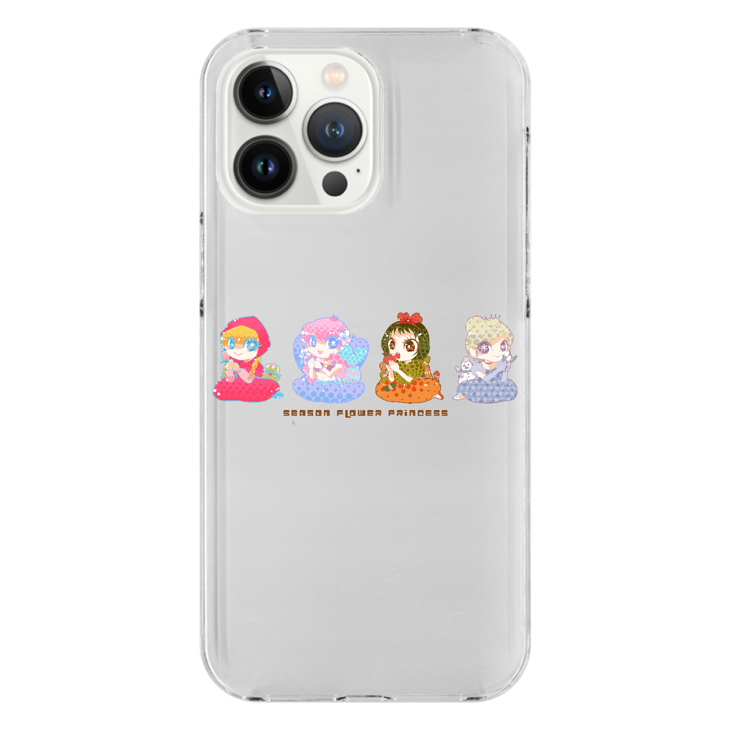 Season Flower Princess iPhone14 Pro Max (透明)