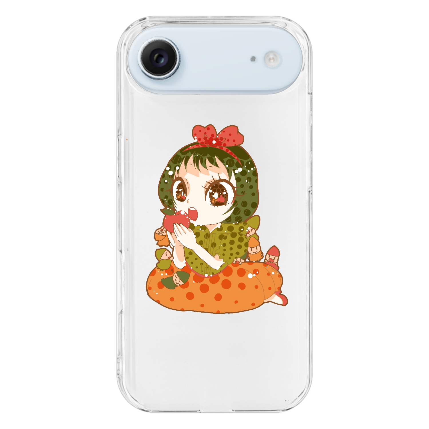 秋の白雪姫 iPhone17 Air (透明)(ハードケース)