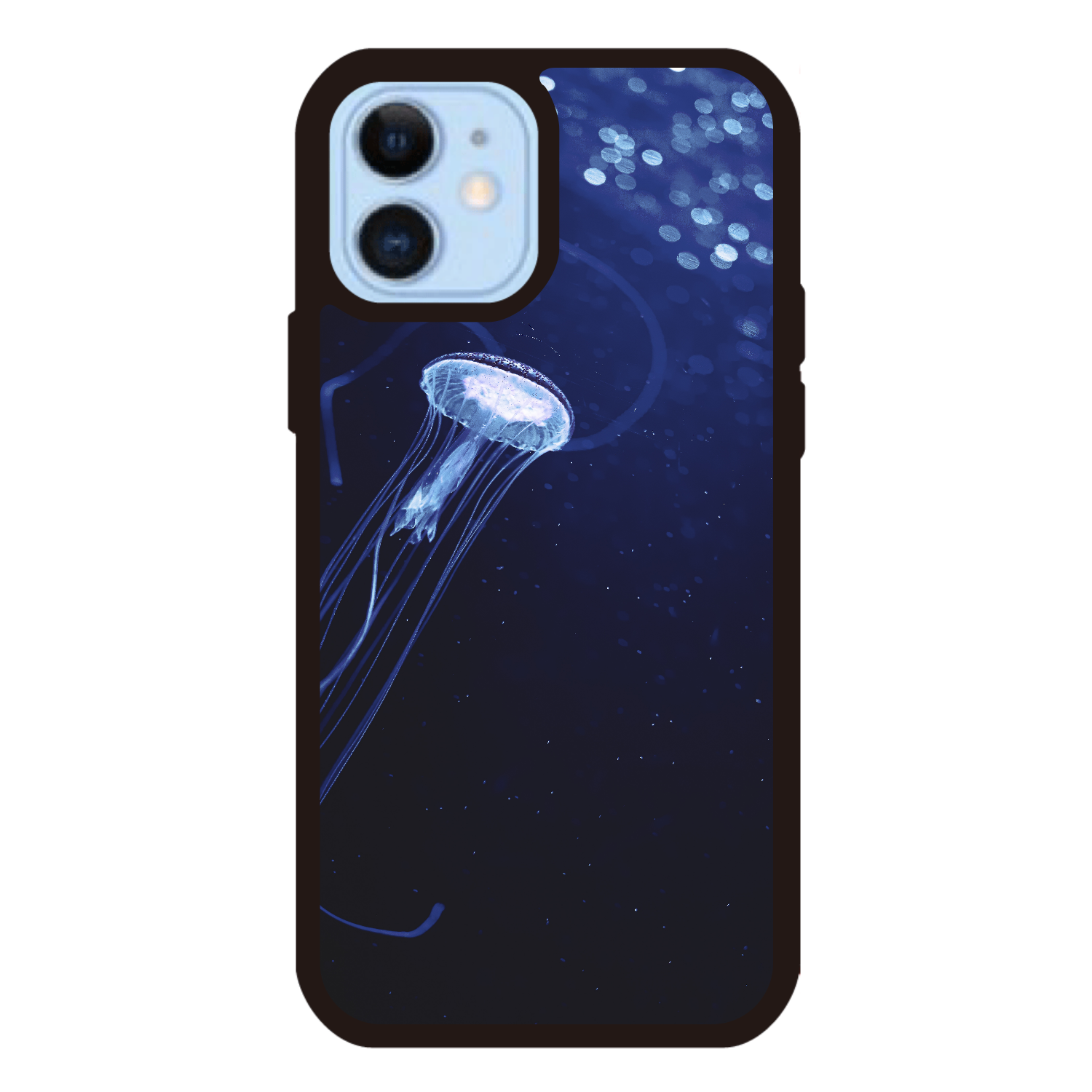 手のひら水族館 iPhone12/12Proプリントパネルラバーケース