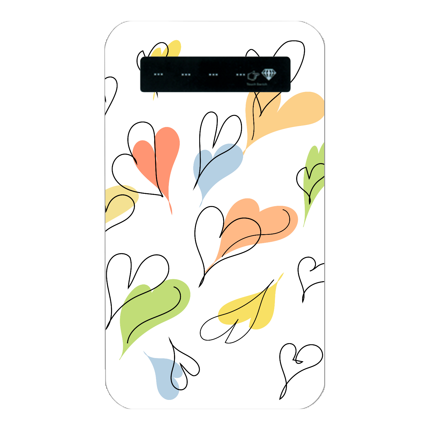 ハートがいっぱい！ インジケータ有バッテリー4000mAh