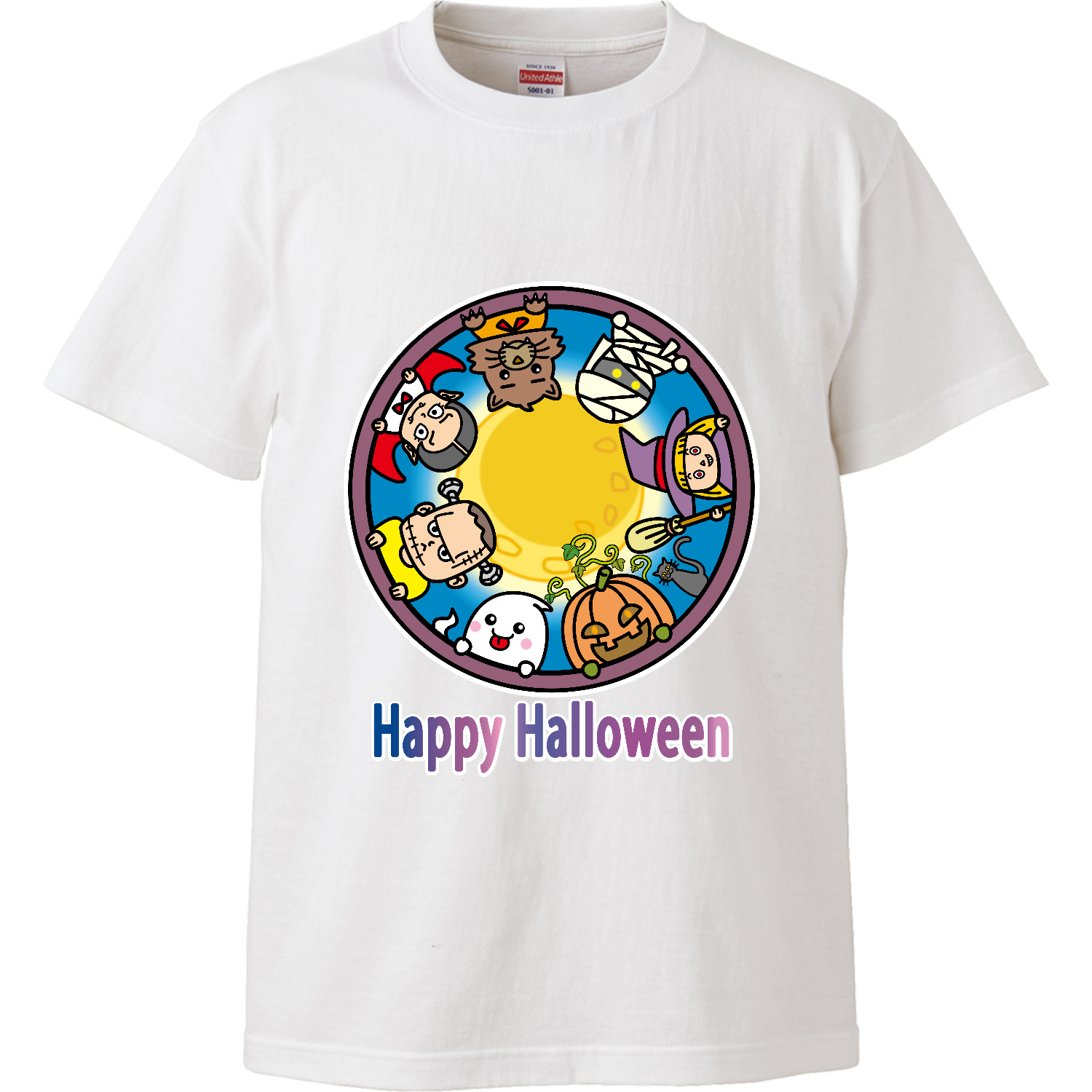ハッピーハロウィン / ベイビーモンスターズ ハイクオリティーTシャツ