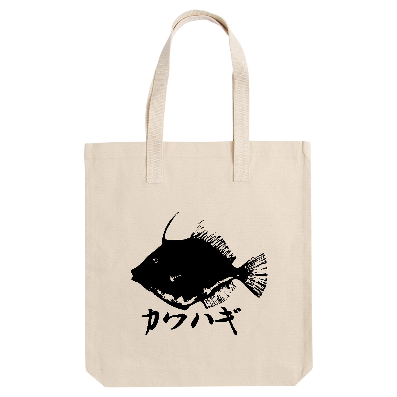カワハギの魚拓 アーバントート【白プリントあり】
