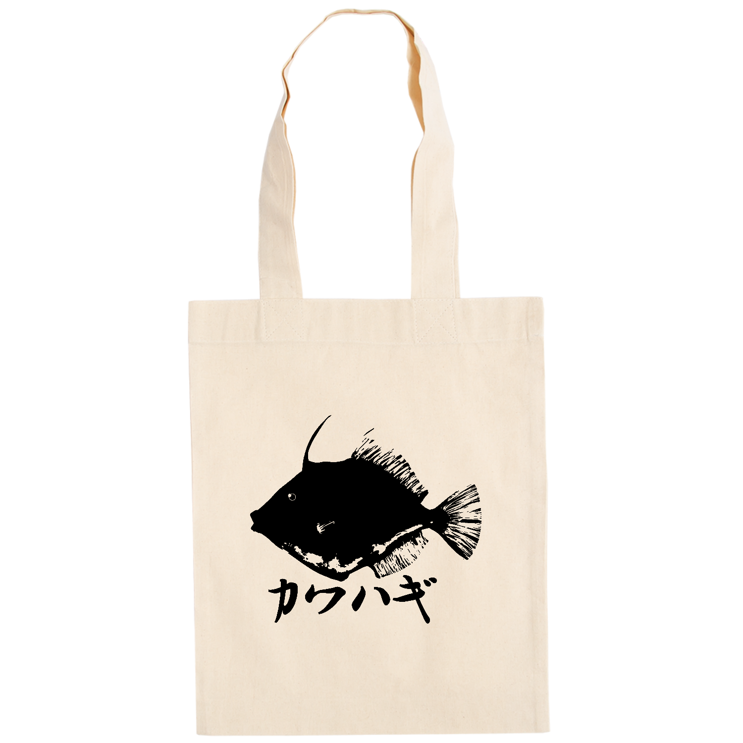 カワハギの魚拓 ドイツテューテ【白プリントあり】