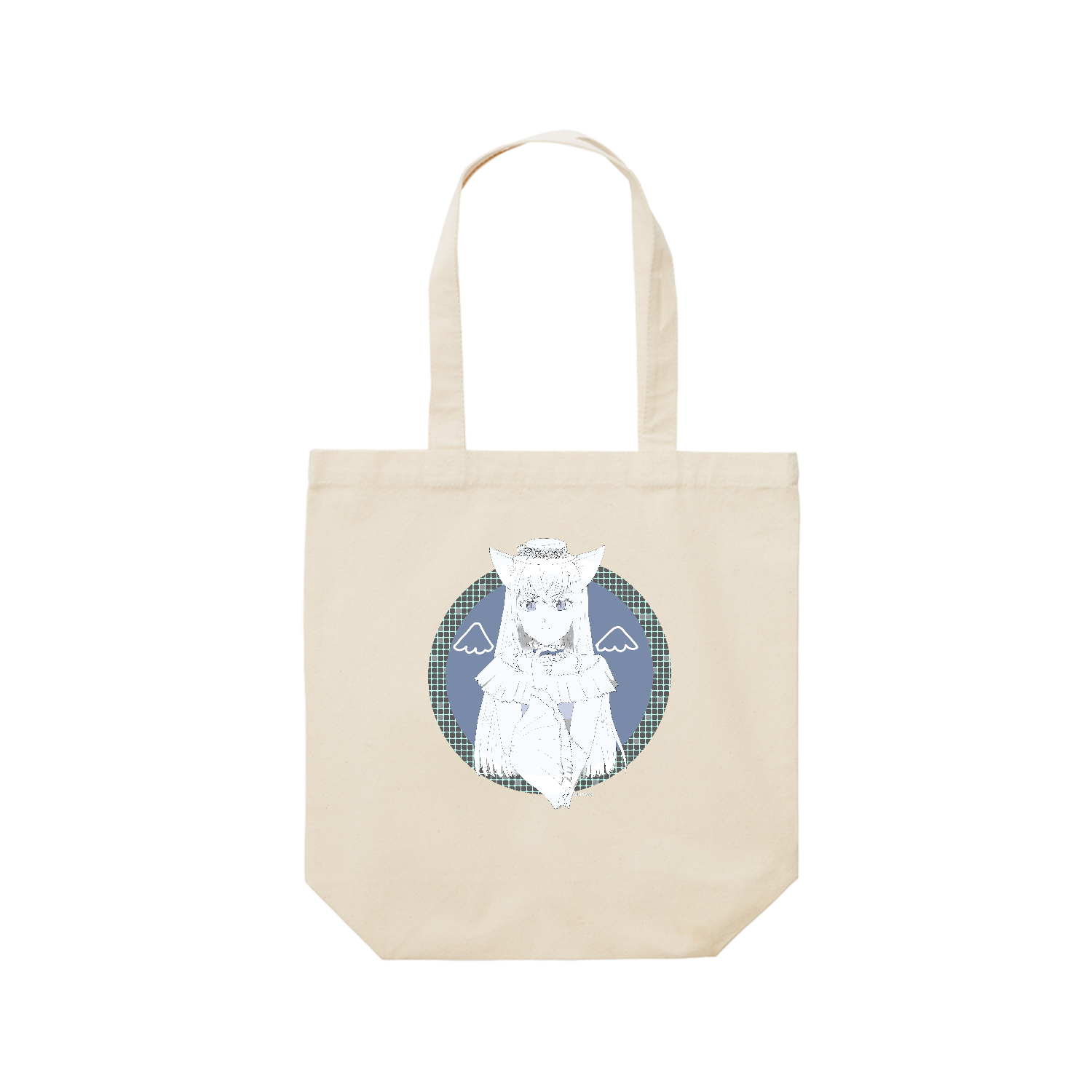 ねこ貴婦人 レギュラーキャンバストートバッグ(M) (フルカラー転写プリント)