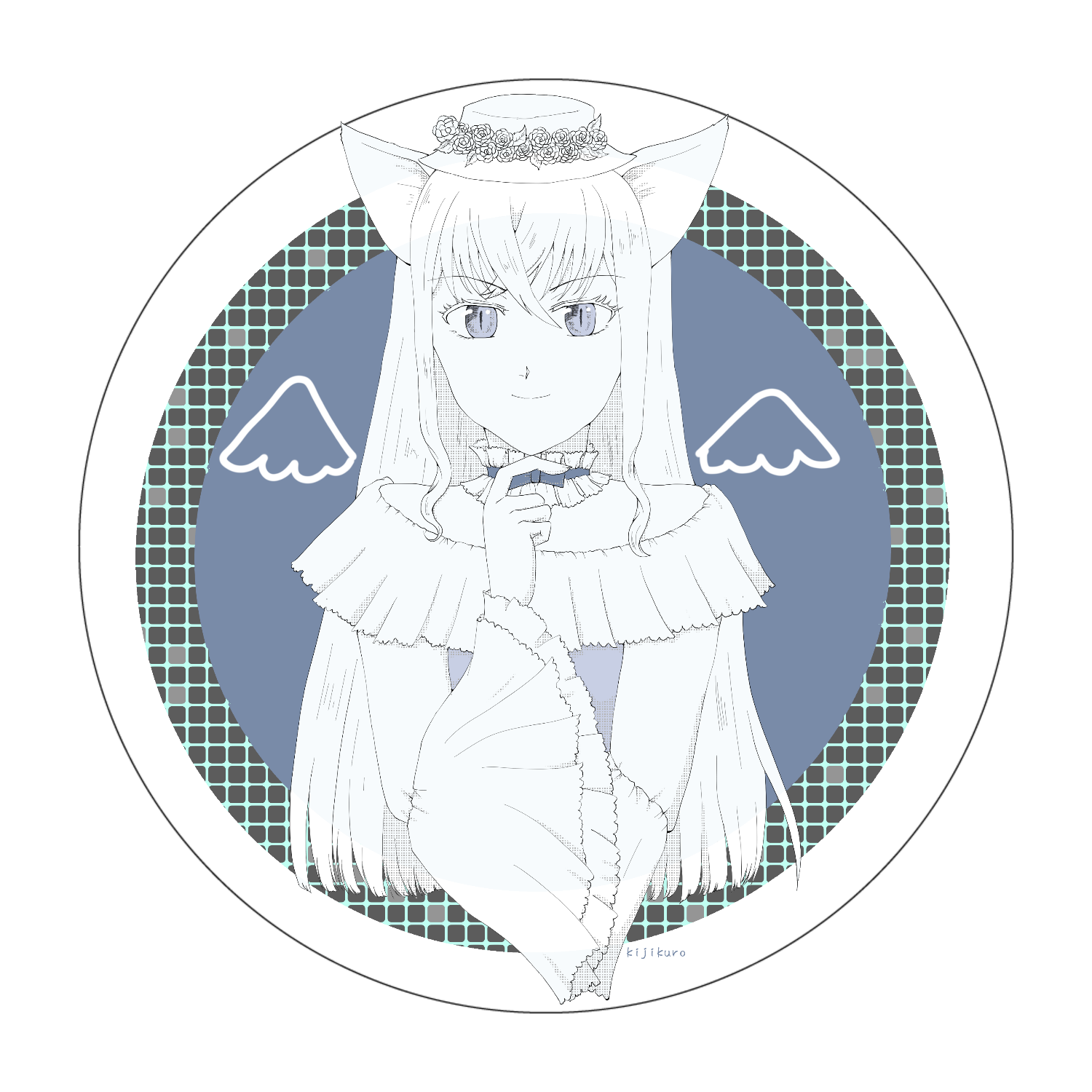 ねこ貴婦人 ソフトコースター ラウンド