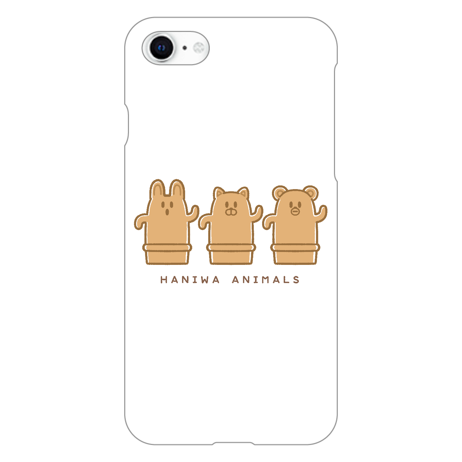 HANIWA ANIMALS iPhone SE3 (第3世代)(透明)