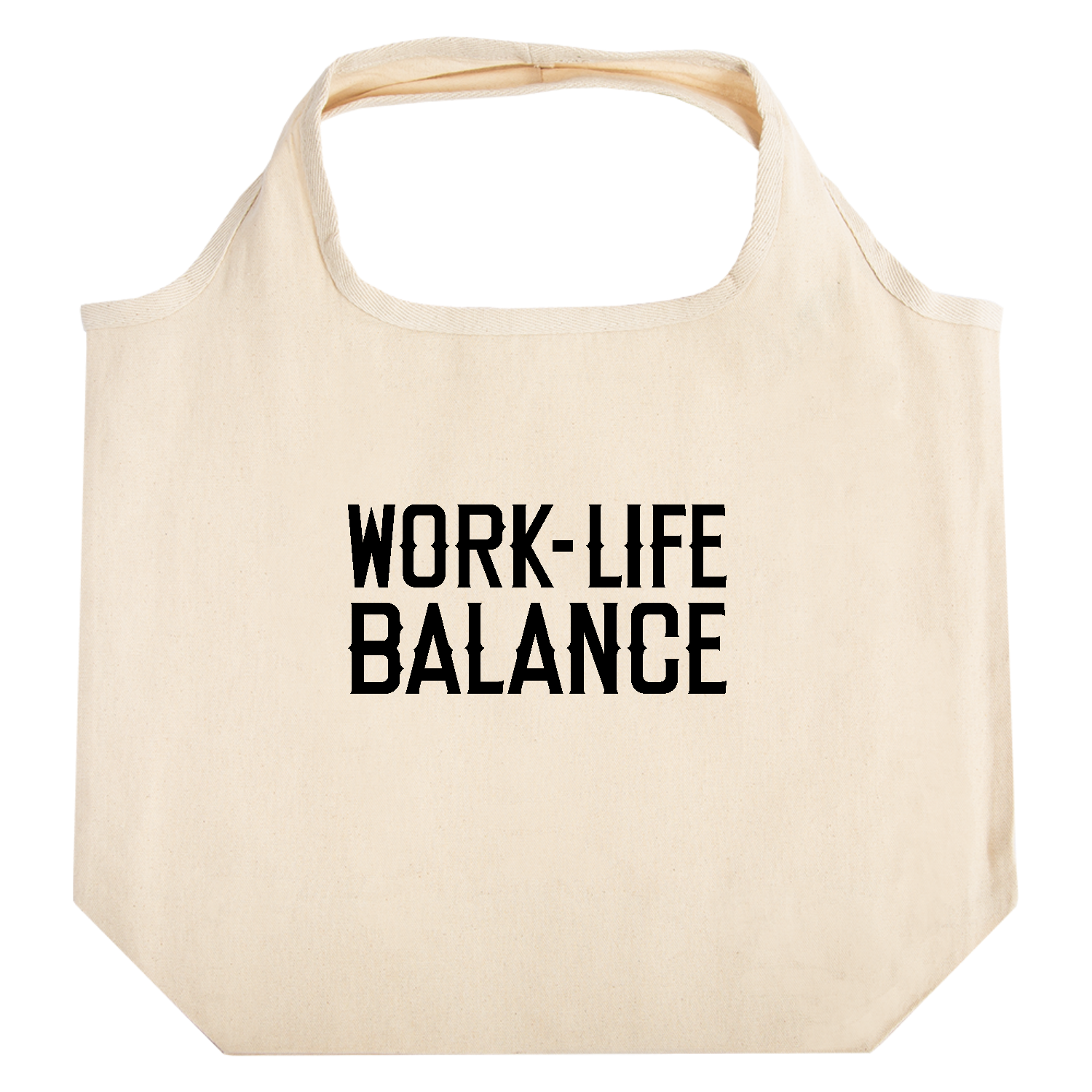 ワークライフバランス たためるマルシェ【白プリントあり】