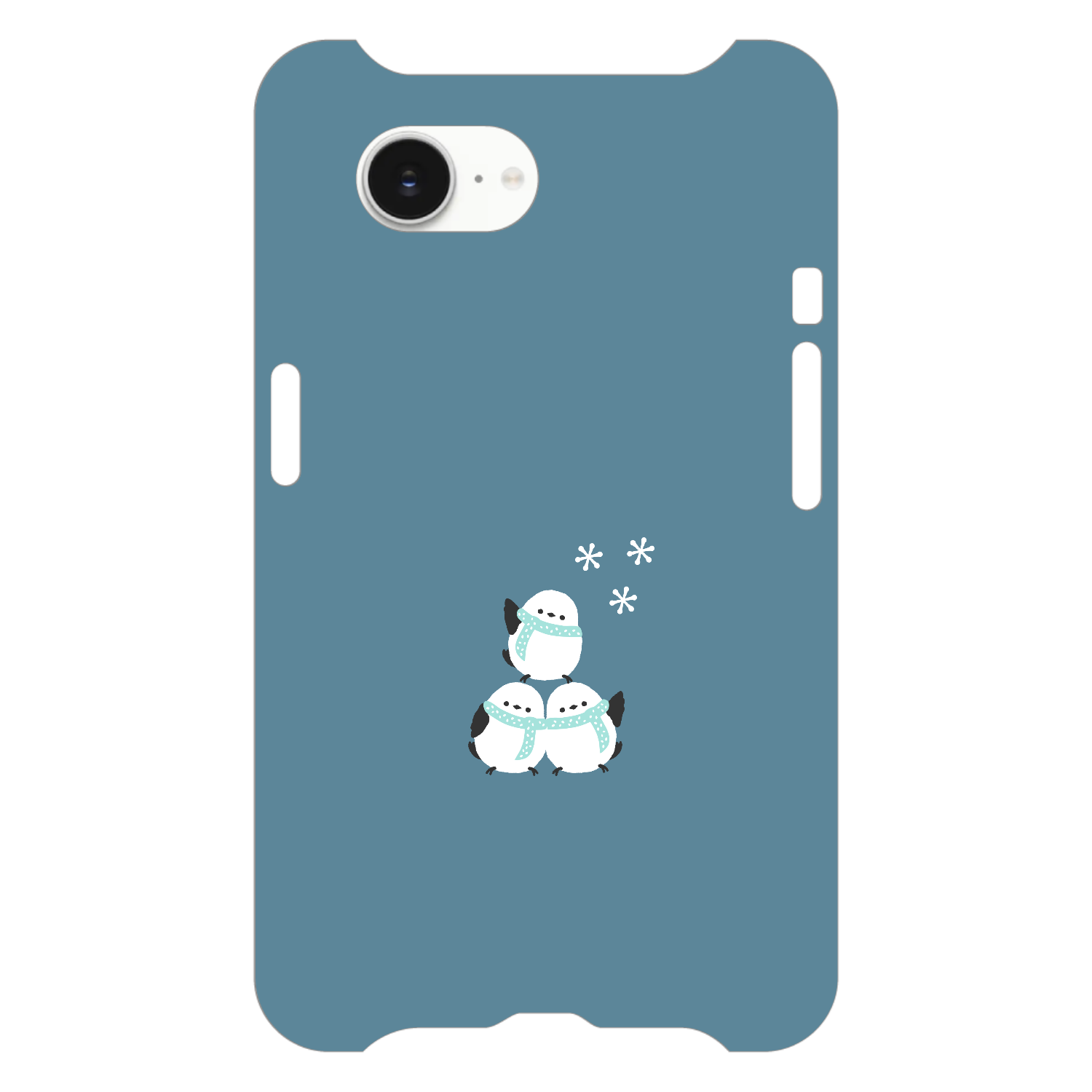 シマエナガくん 冬 フラット（マフラーver） iPhone16e