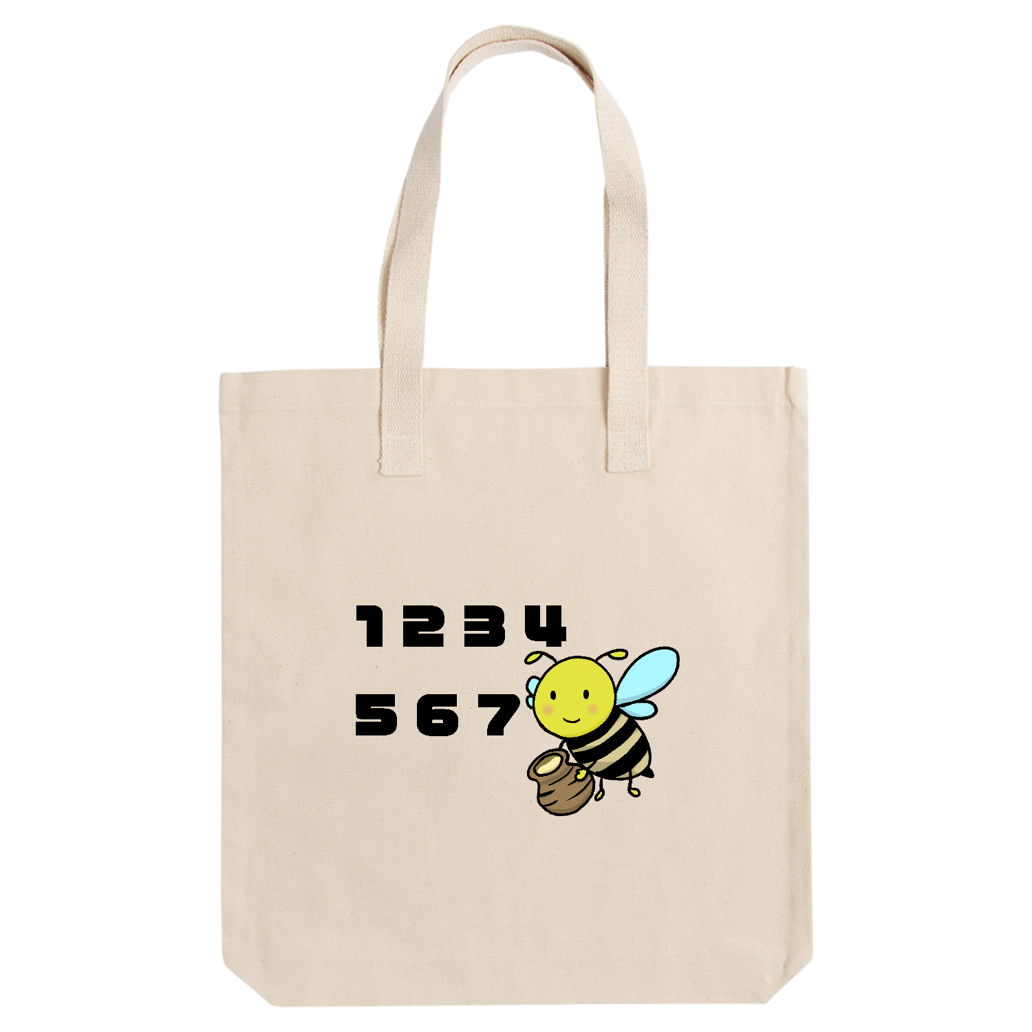 1234567ハチ？ アーバントート【白プリントあり】