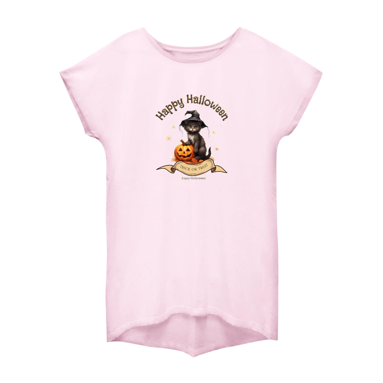 ハロウィン☆黒猫 ウィメンズ ドルマン ワンピース