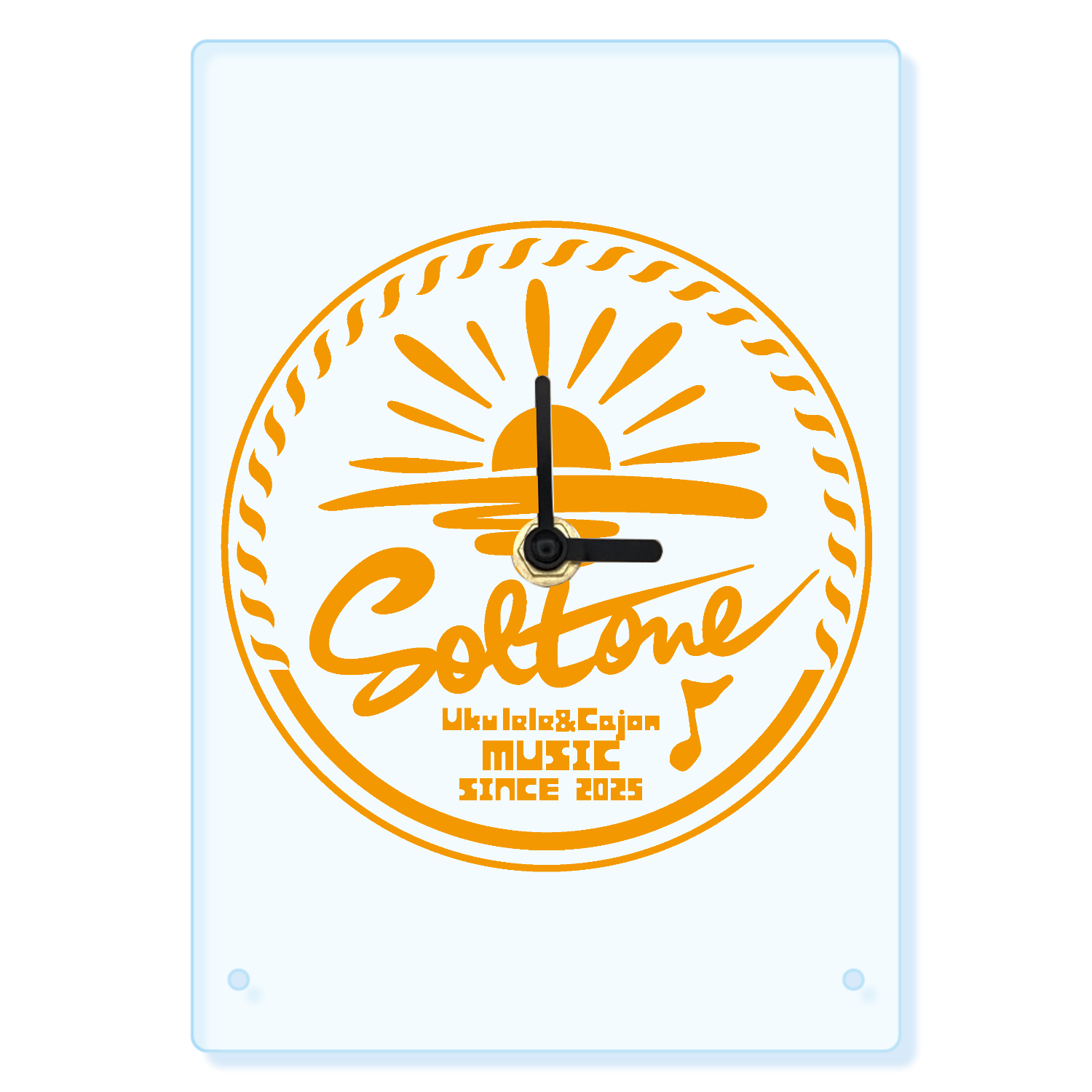 Soltoneアクリル時計 アクリル置き時計