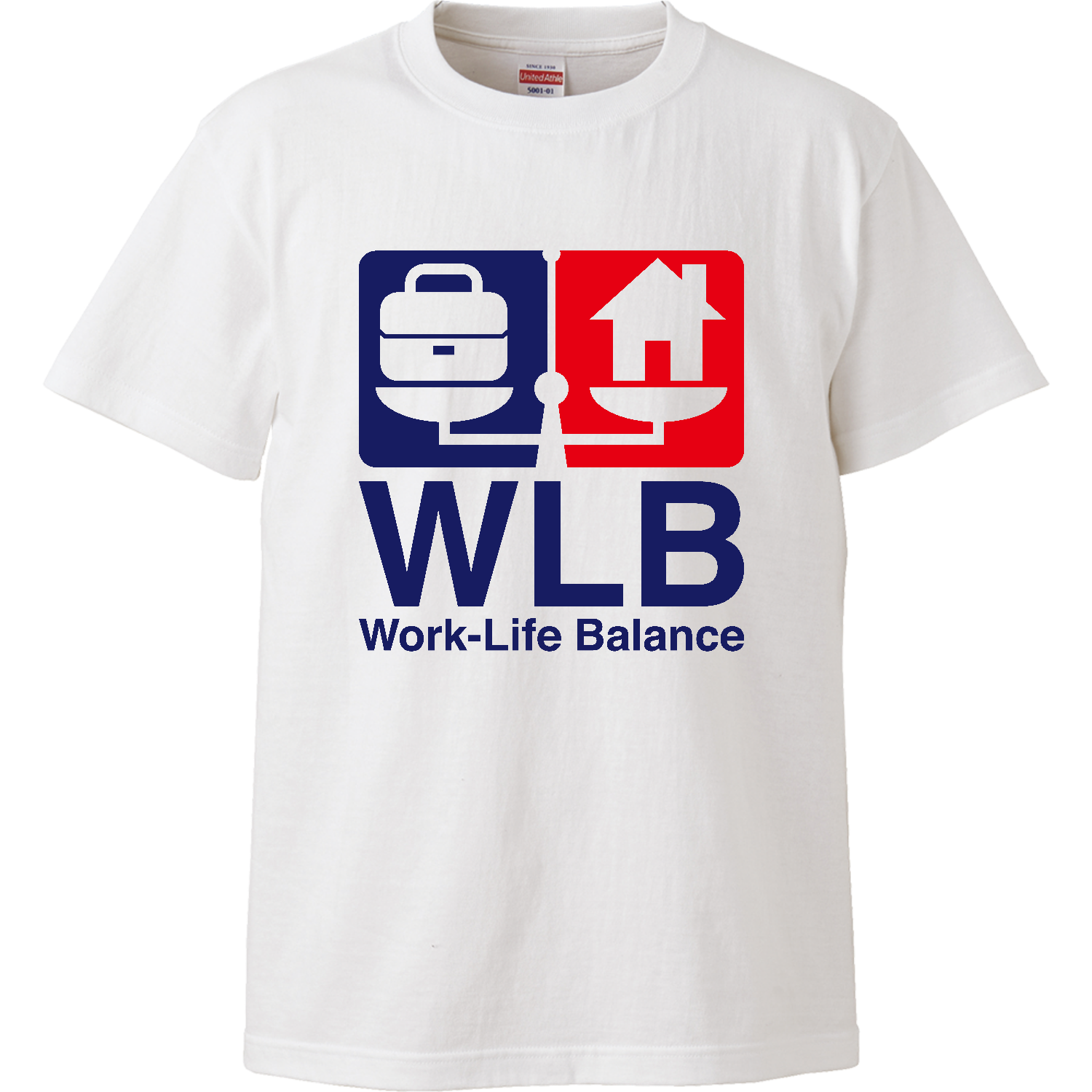 ワークライフバランス・WLB ハイクオリティーTシャツ