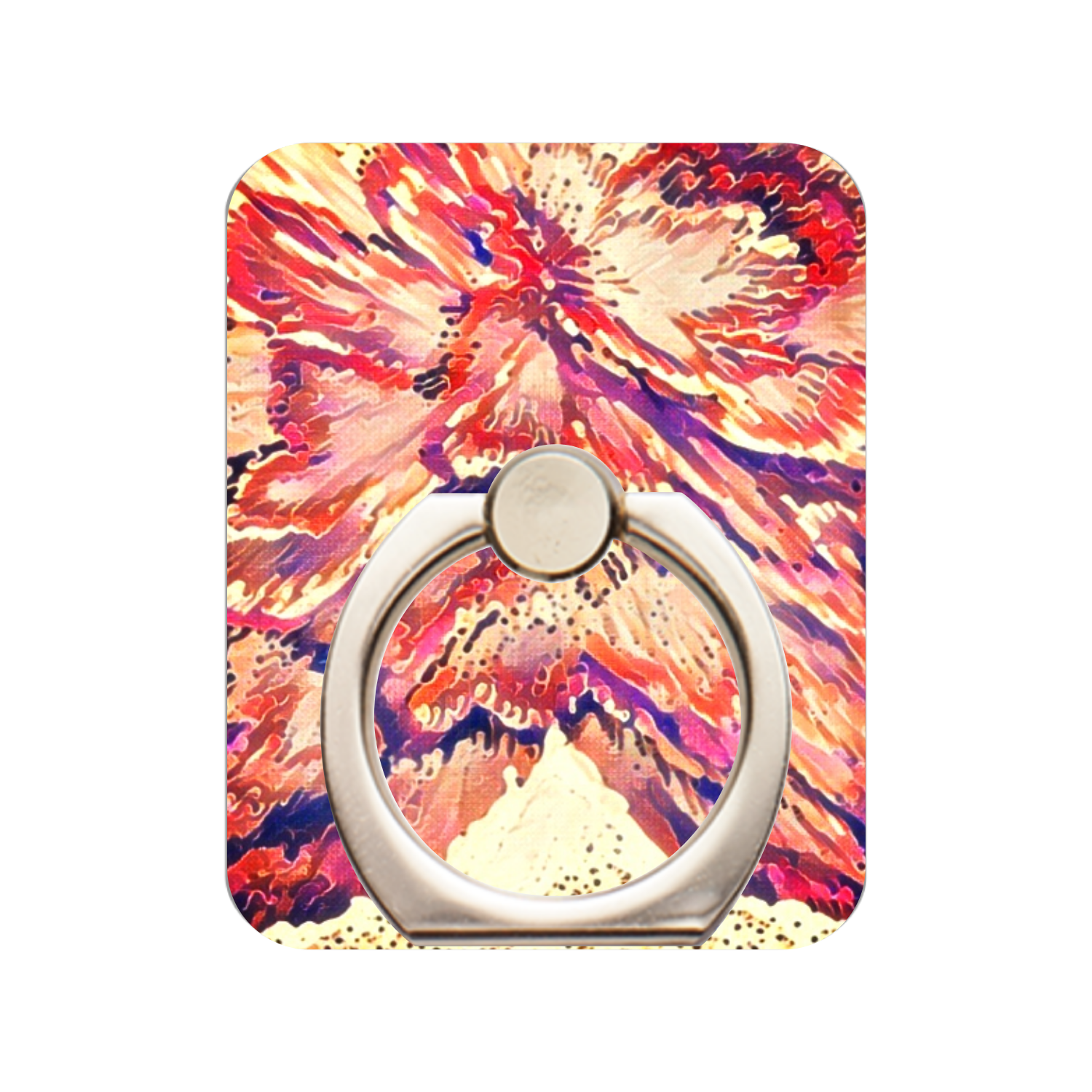 オーロラレッド スマホリング