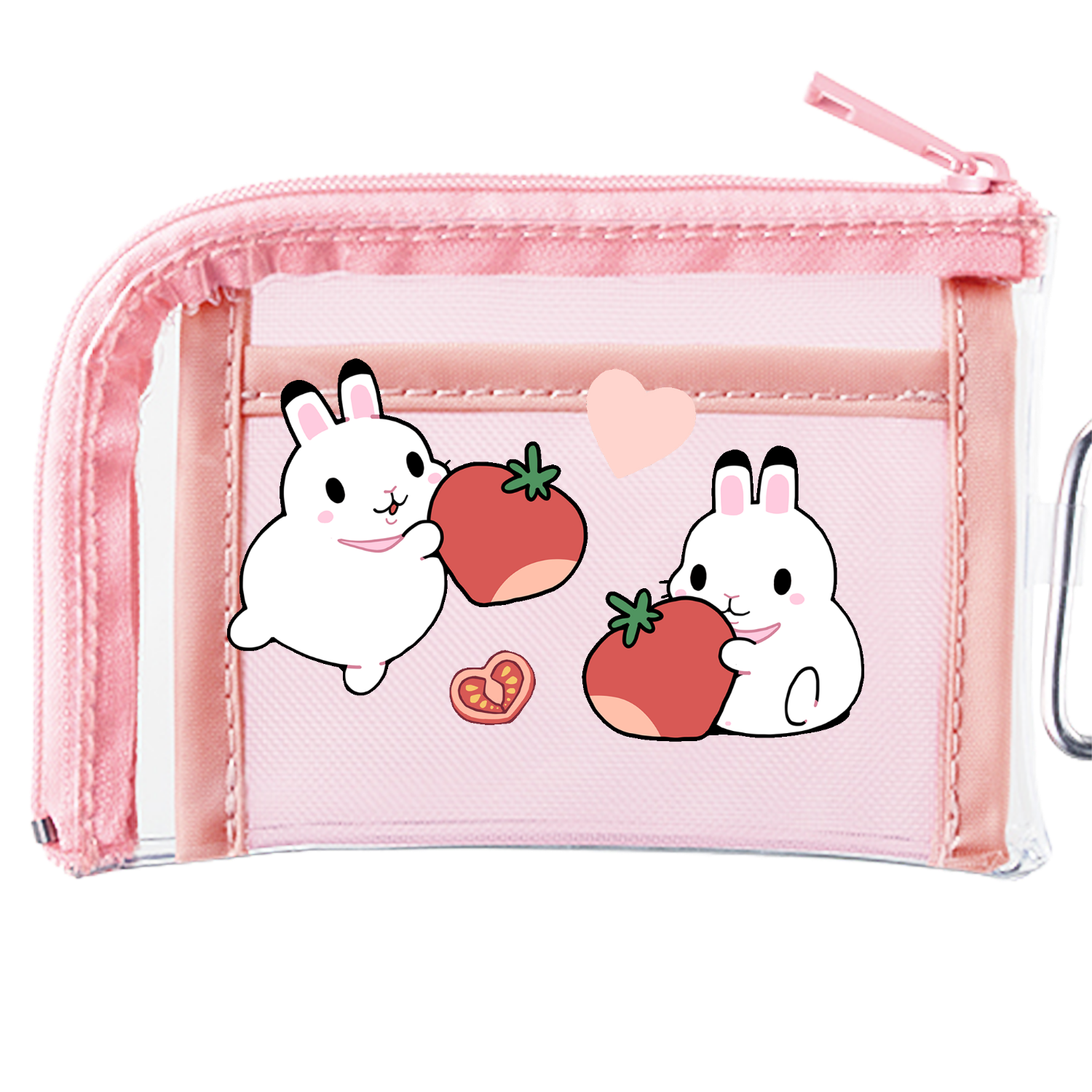 【オリラボ限定】「TOMATO」メッシュポケットクリアミニポーチメッシュポケットクリアミニポーチ1