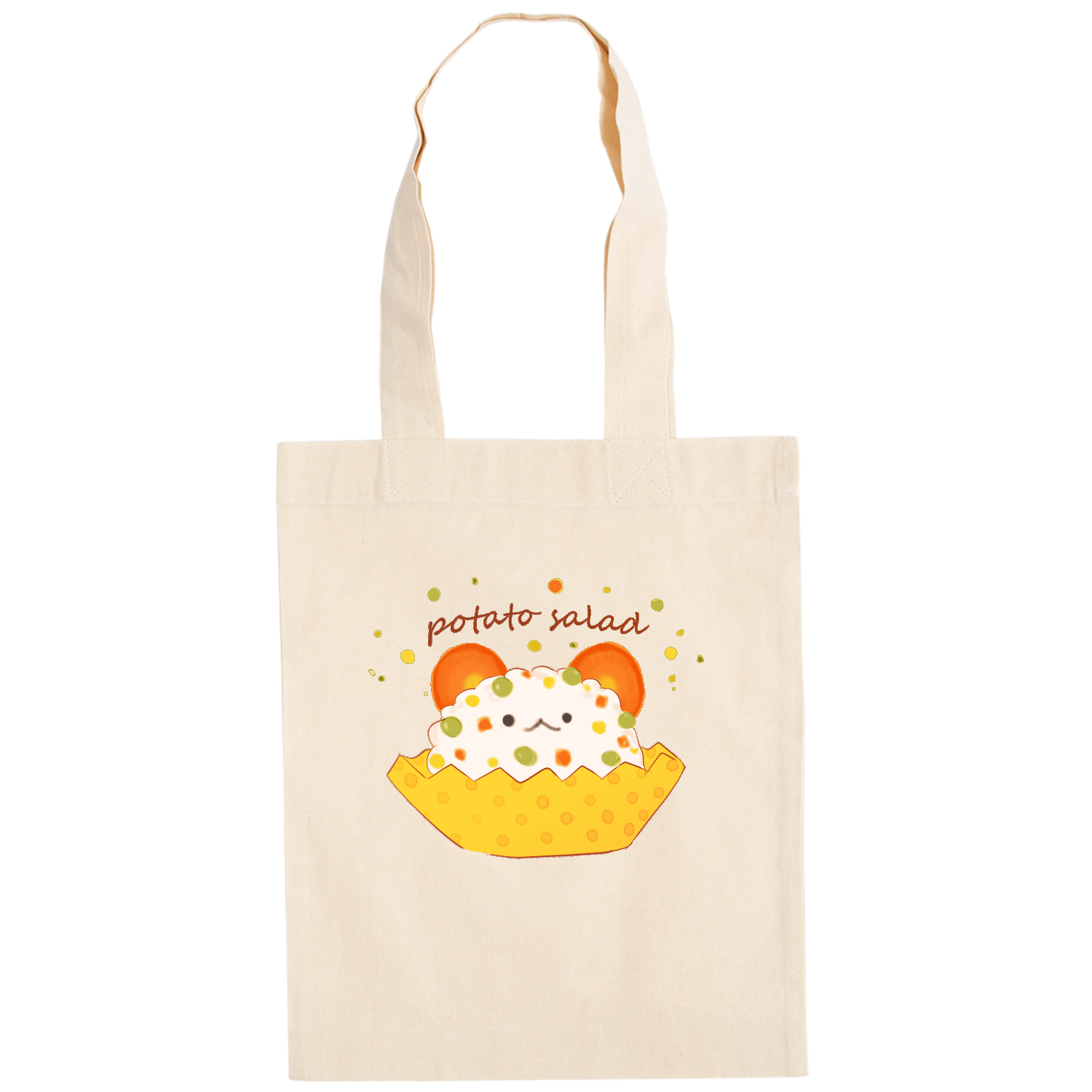 ぽてとさらだ ドイツテューテ【白プリントあり】