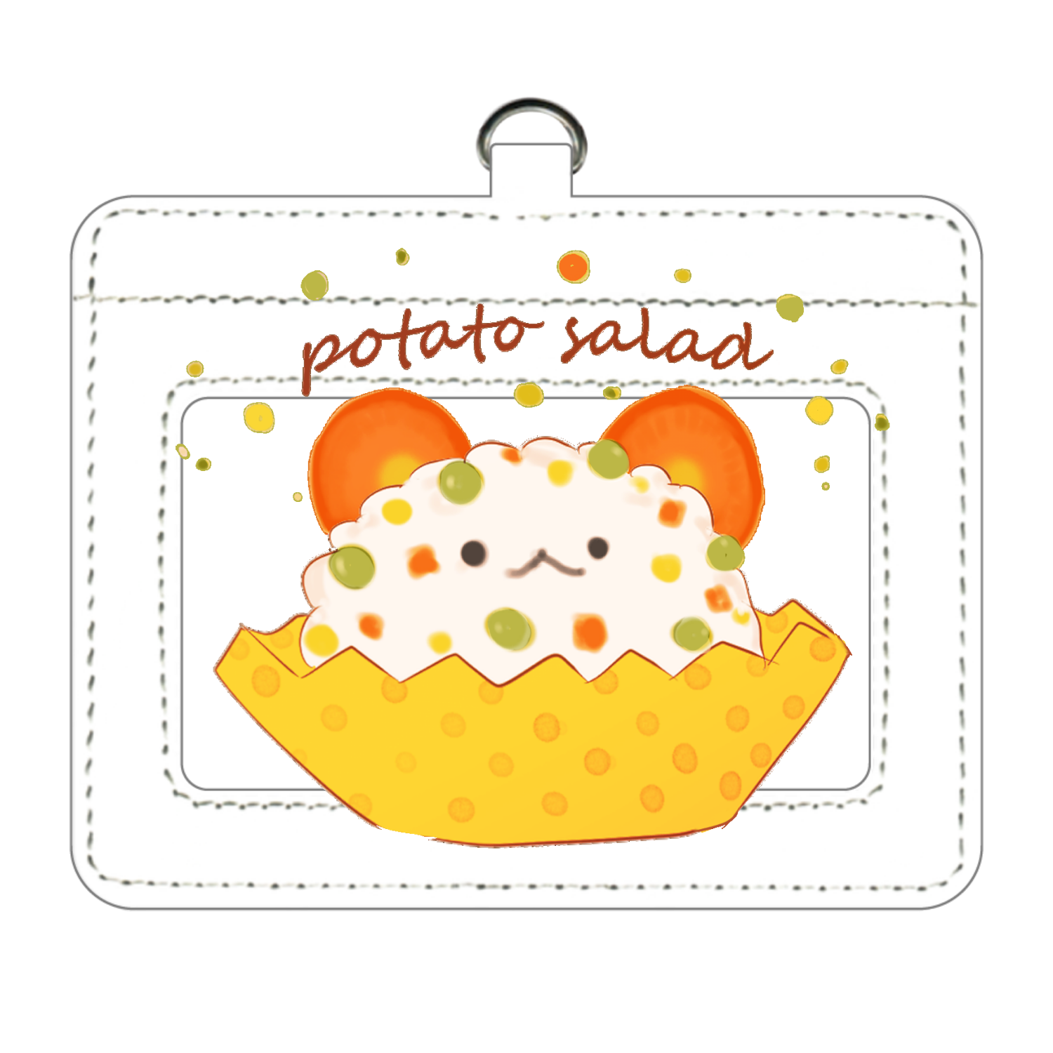 ぽてとさらだ パスケース