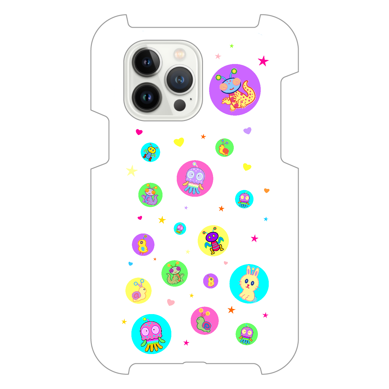 銀河のペット鑑賞できるカバー iPhone14 Pro Max