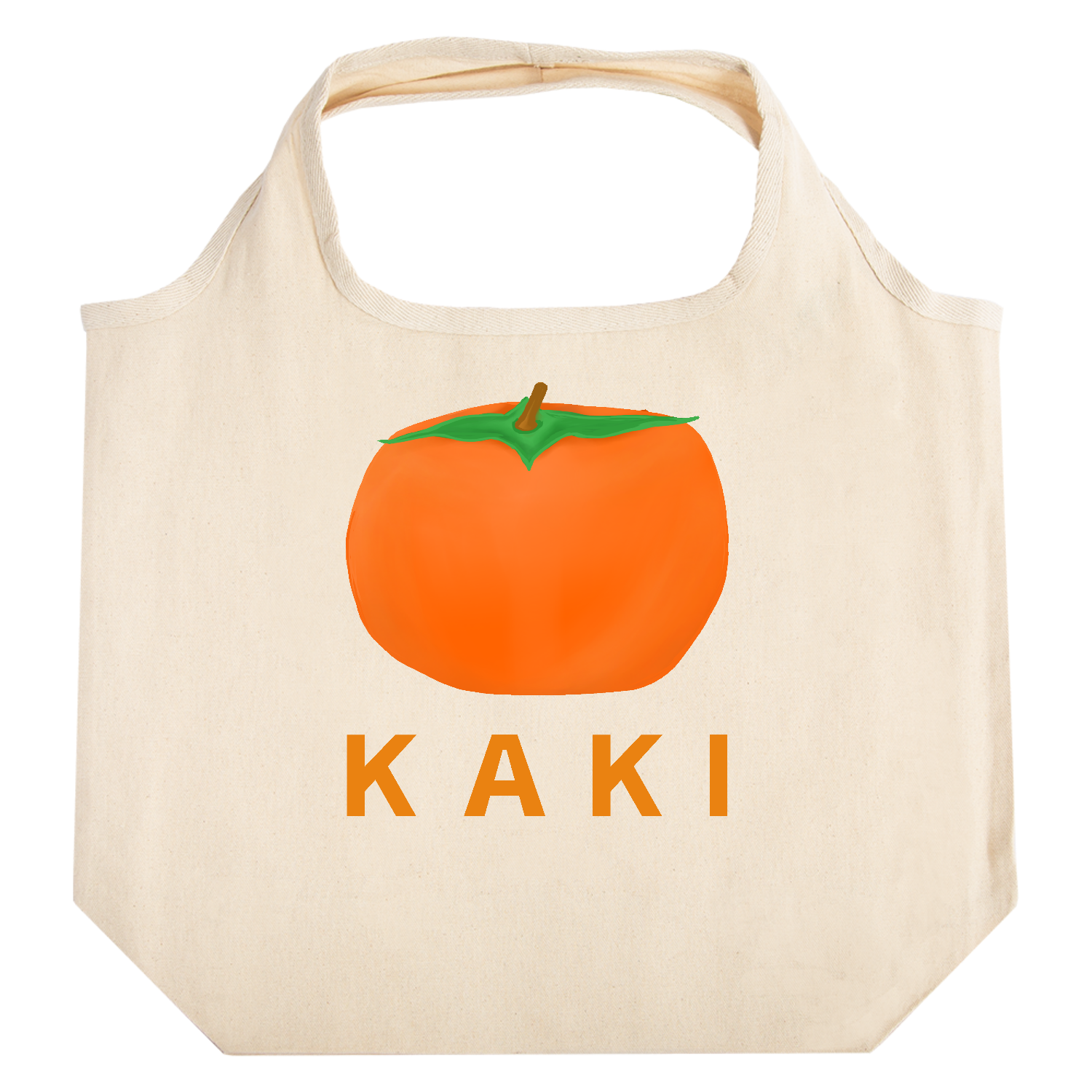 ザ・柿 たためるマルシェ【白プリントあり】