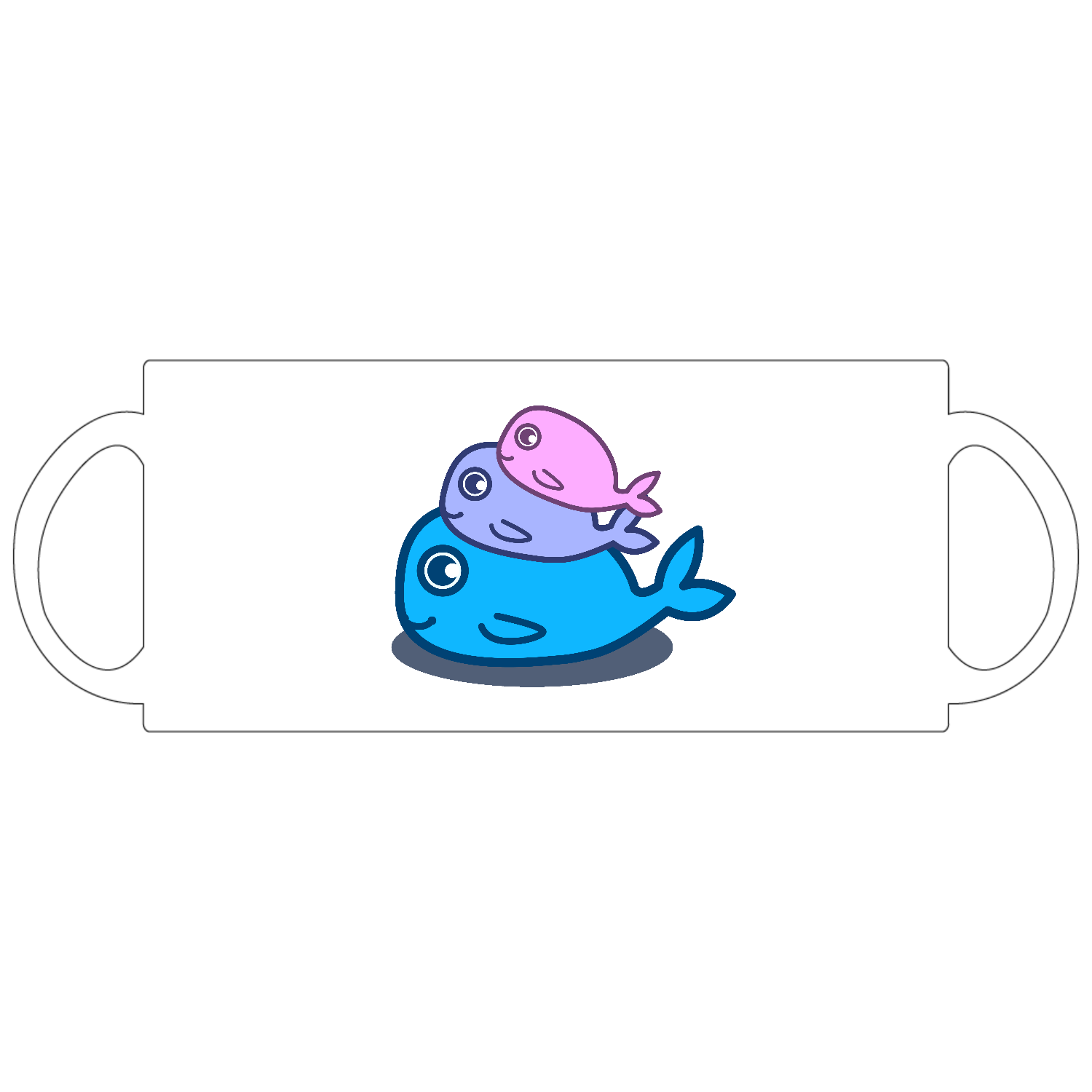 くじらタワー 定番マグカップ