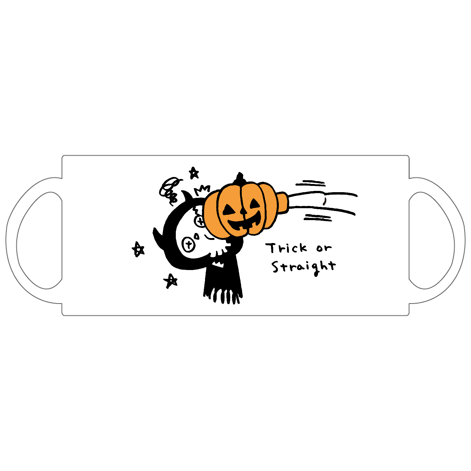 トリック or ストレート 定番マグカップ