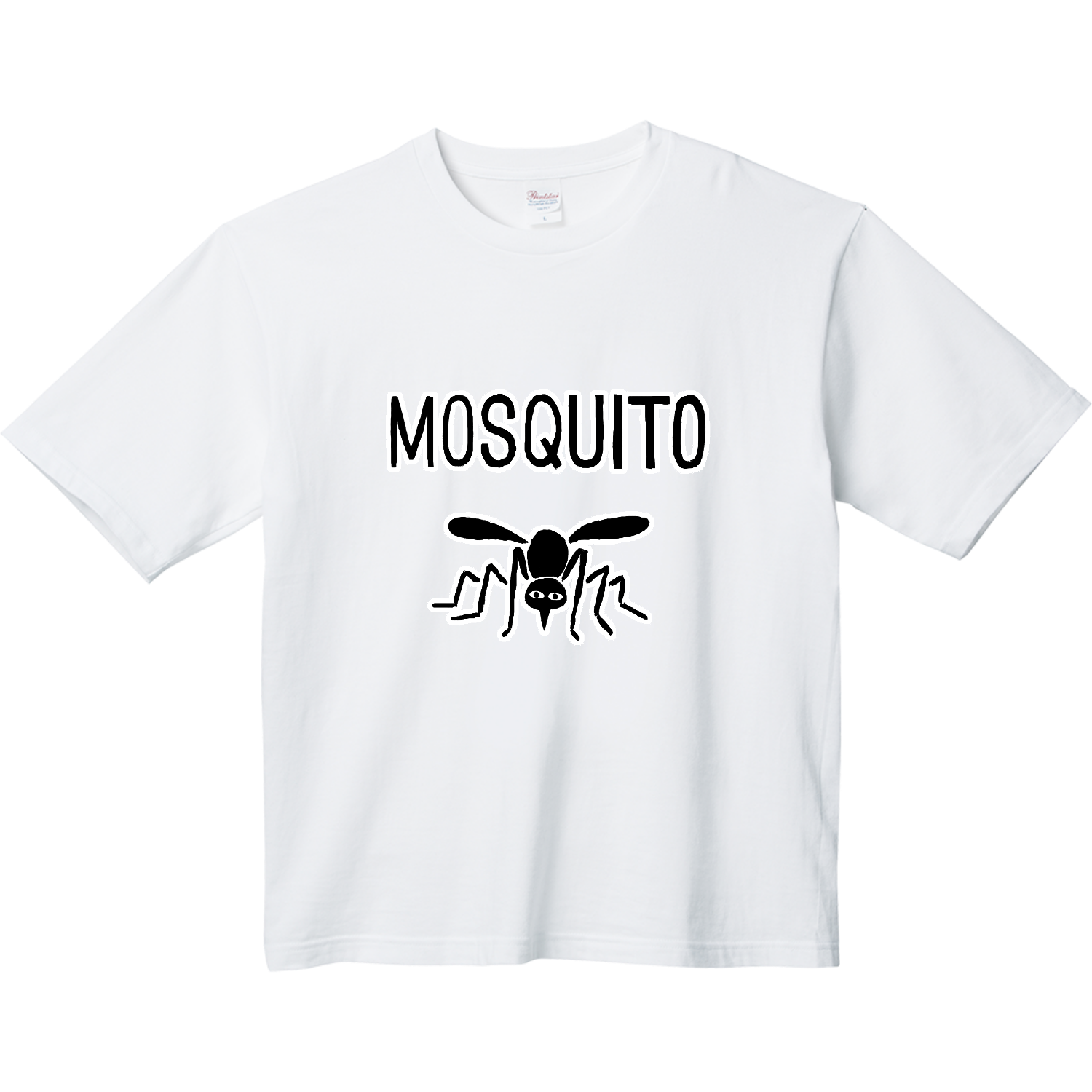 アウトドアデザイン「蚊」＜パロディ商品＞ ヘビーウェイト ビッグシルエットTシャツ