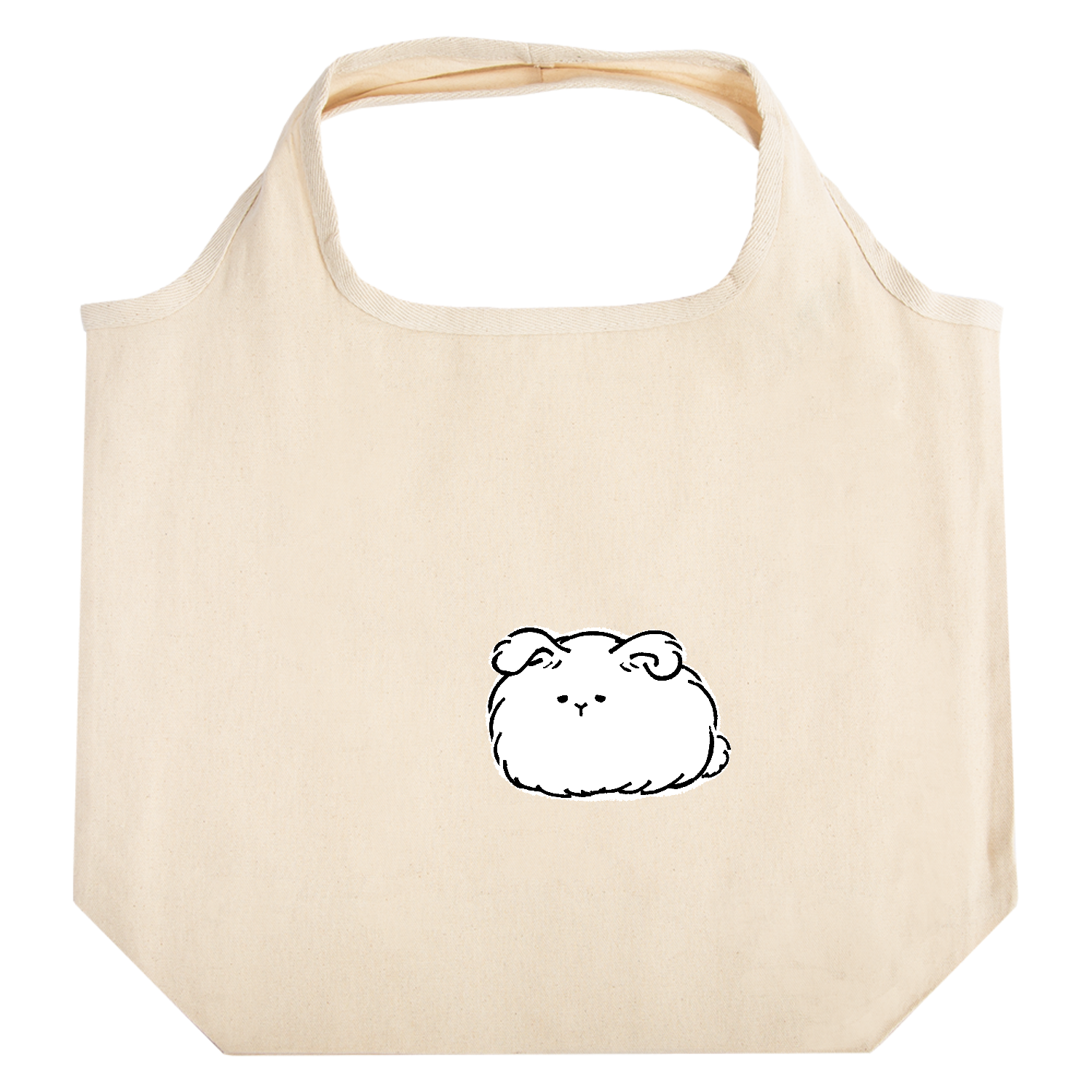 もふもふアンゴラウサギ たためるマルシェ【白プリントあり】