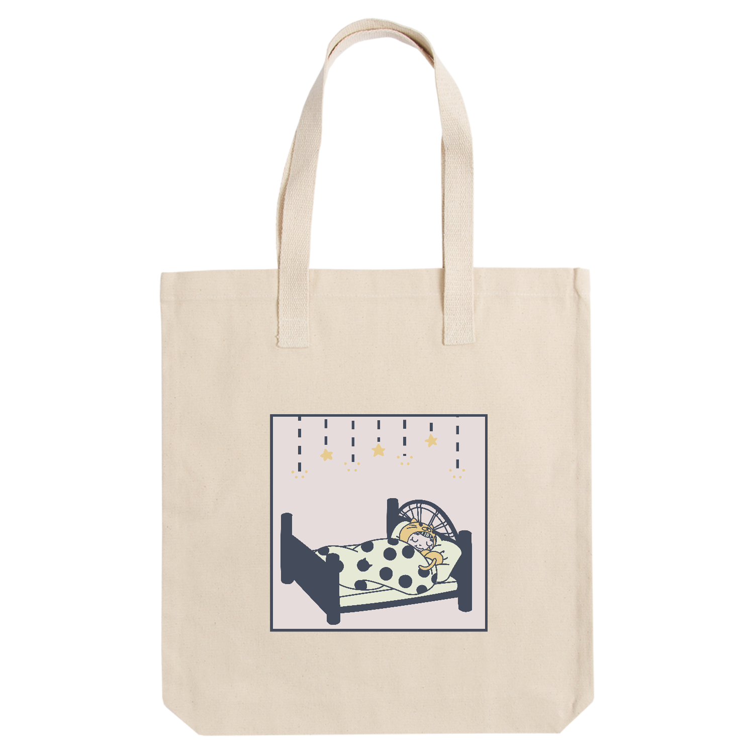 猫と一緒におやすみなさい アーバントート【白プリントあり】