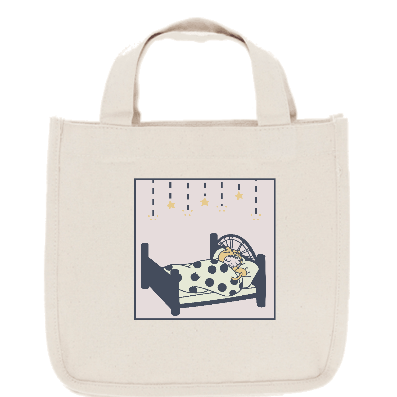 猫と一緒におやすみなさい キャンバスホリデートート（S）