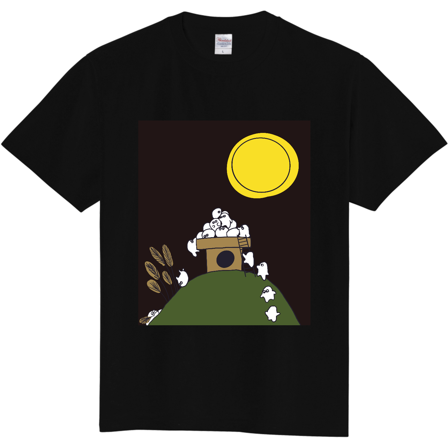 十五夜　お団子 定番Ｔシャツ