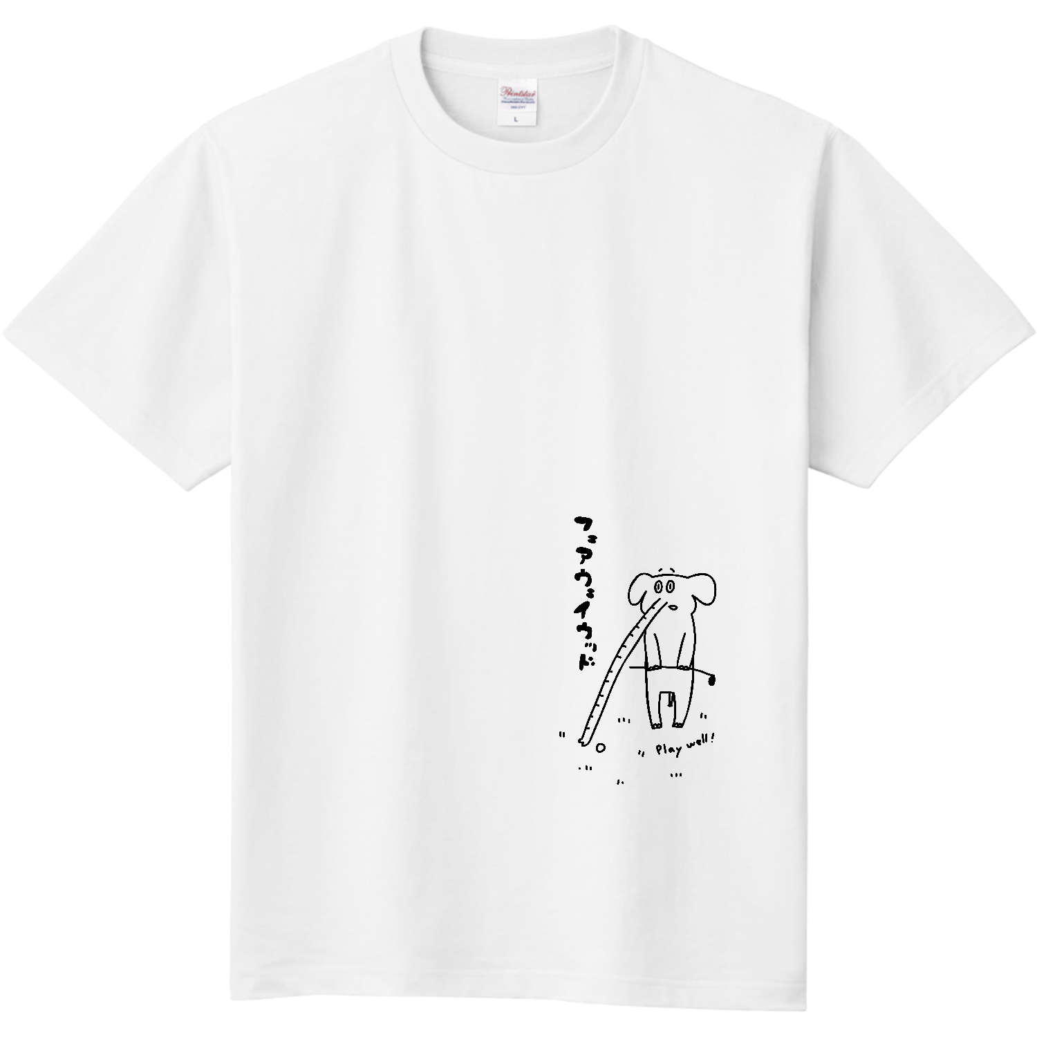 ゴルフ　ゾウの鼻クラブ 定番Ｔシャツ
