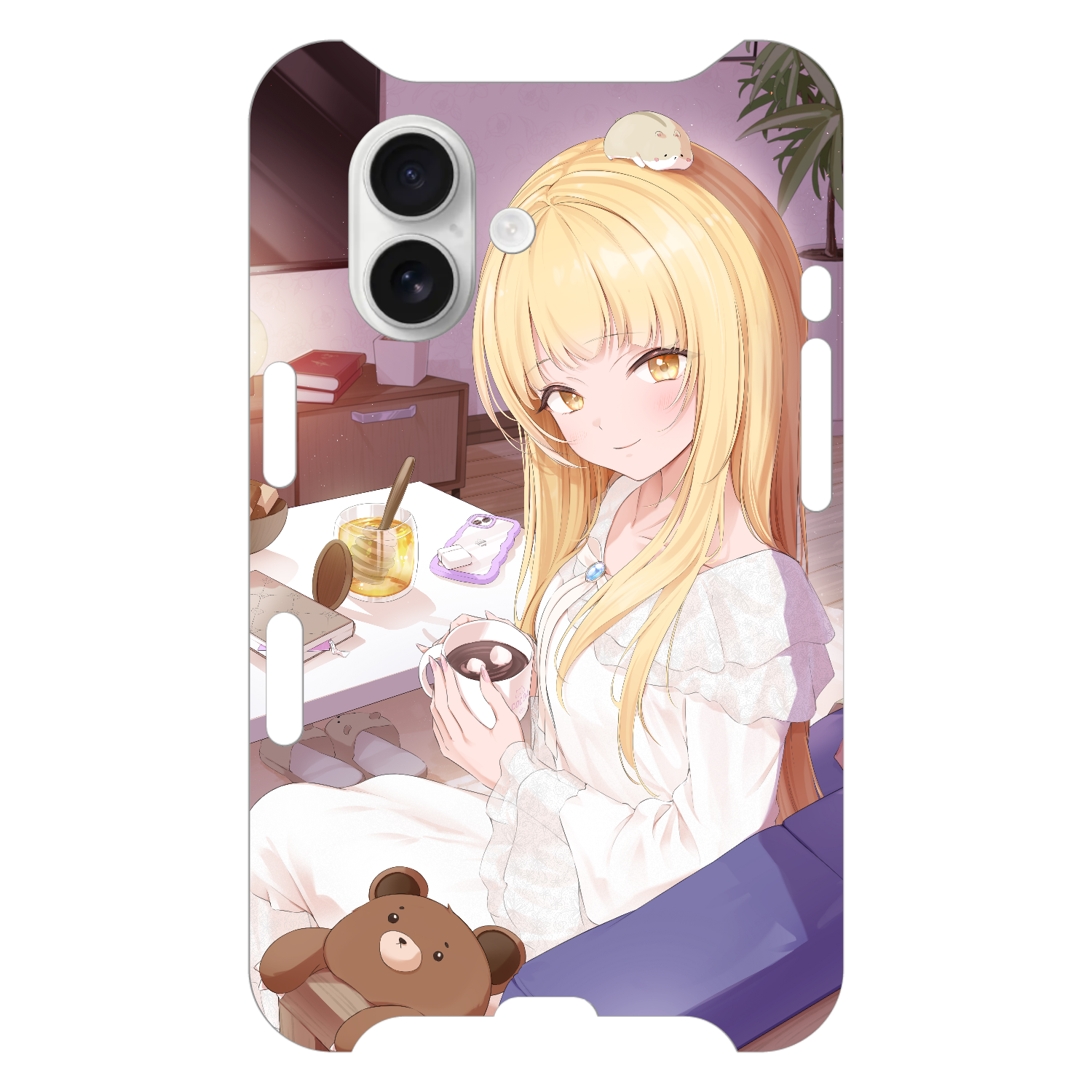 iPhone16専用カバー 側面印刷 iPhone16