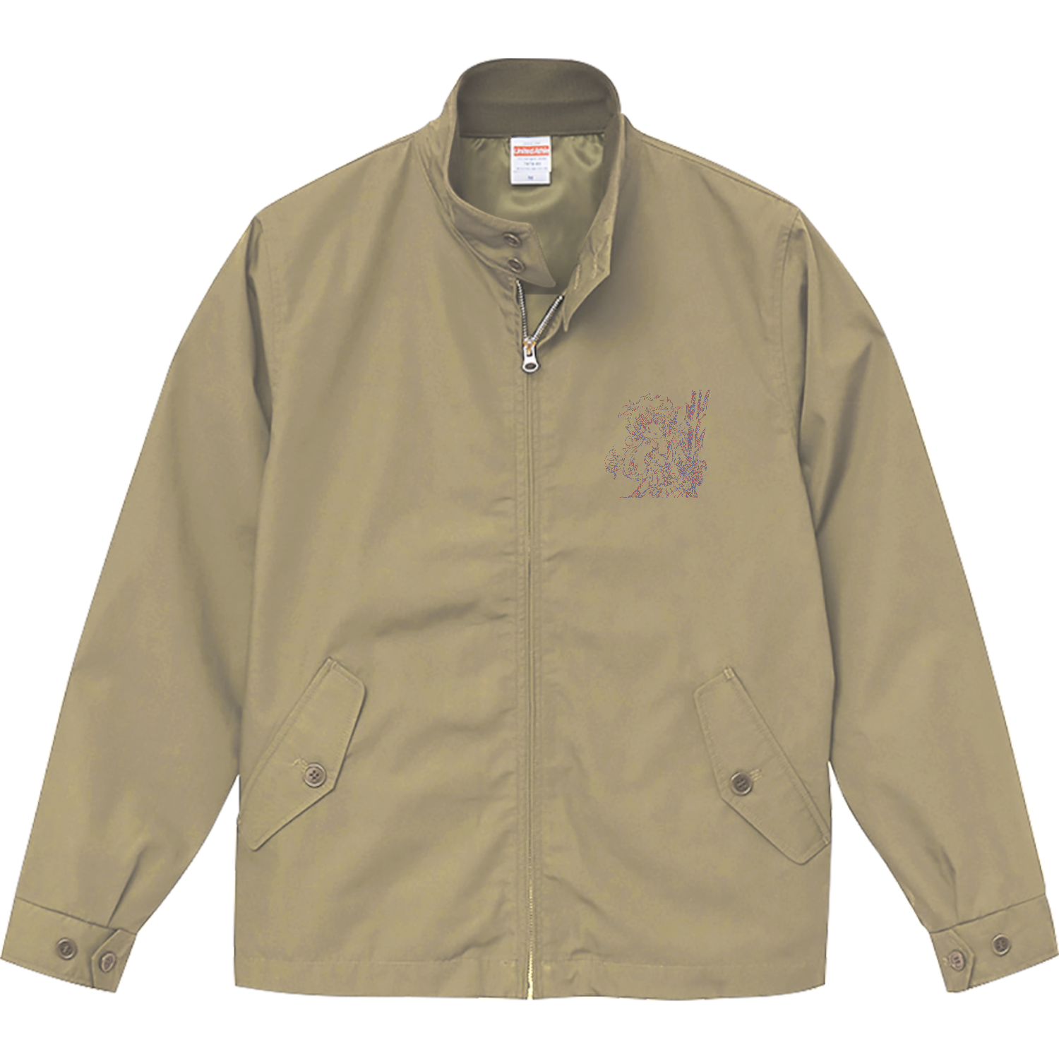 BLUEart001 T/Cスウィングトップ（裏地付）