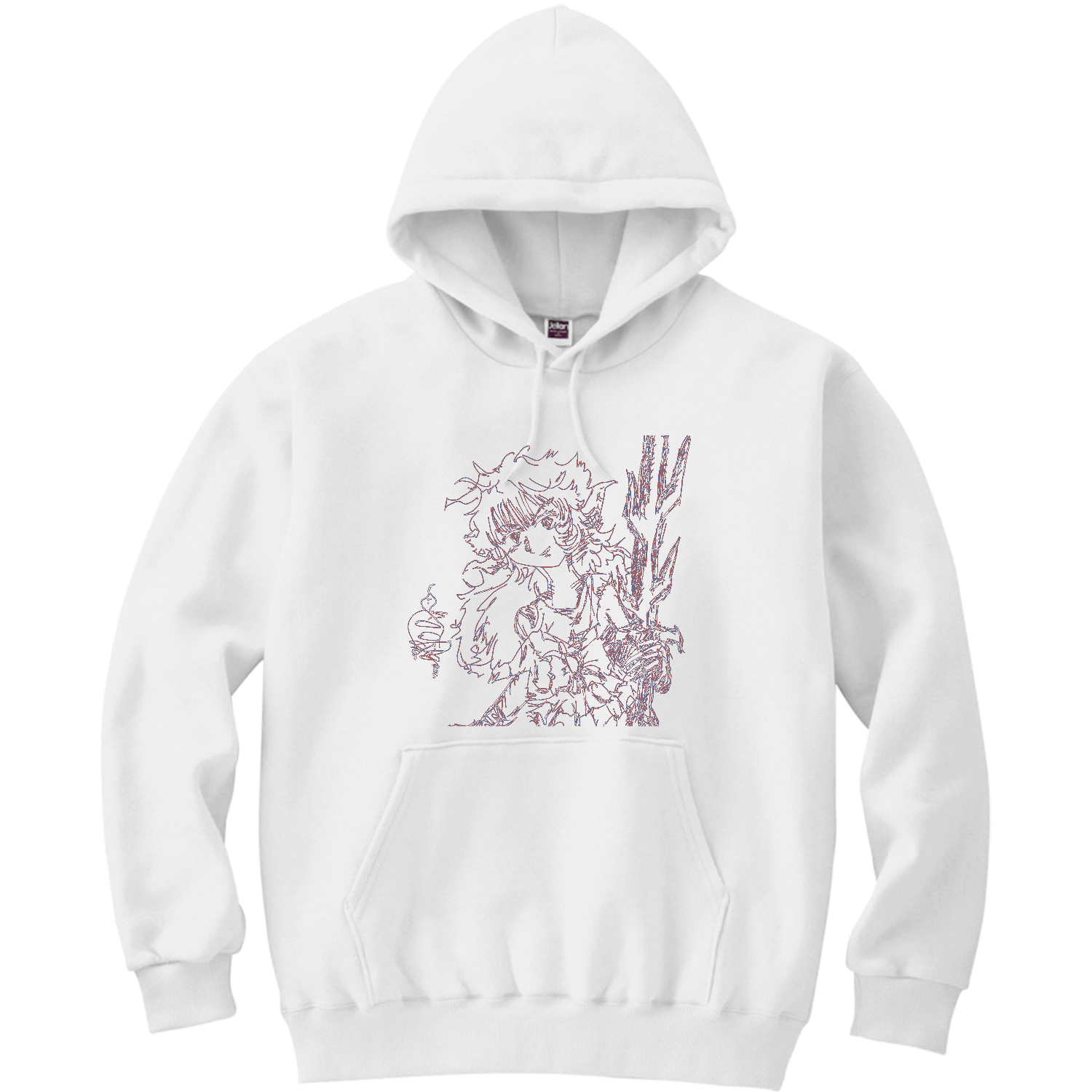 ラグナ 軽量プルパーカー (長袖プリント)