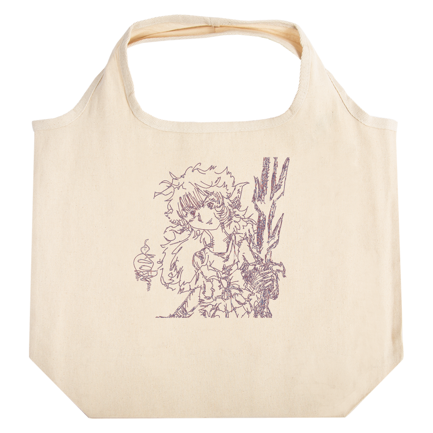 ラグナ たためるマルシェ【白プリントあり】