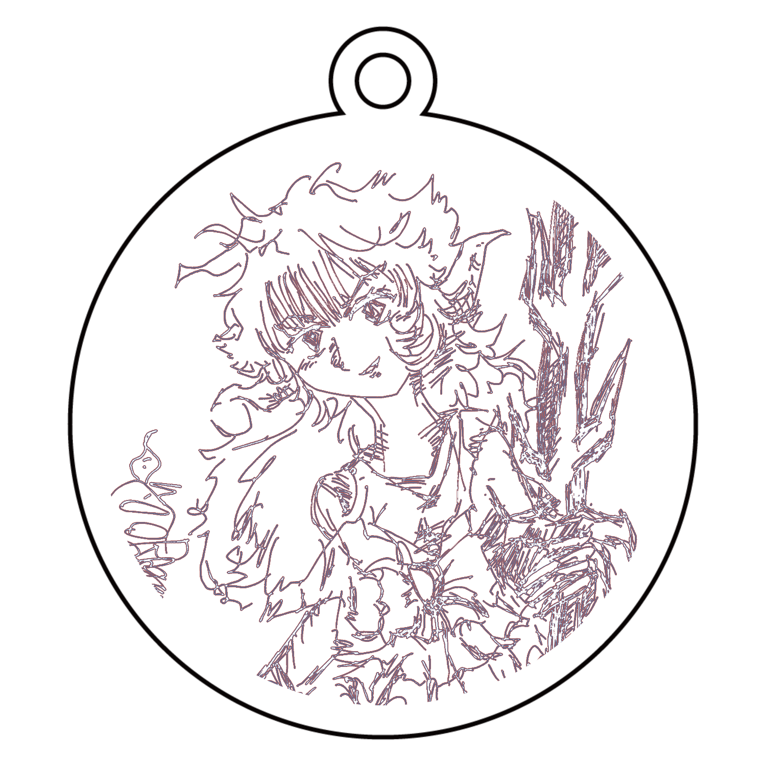 ラグナ アクリルキーホルダー　丸型 (6cm)