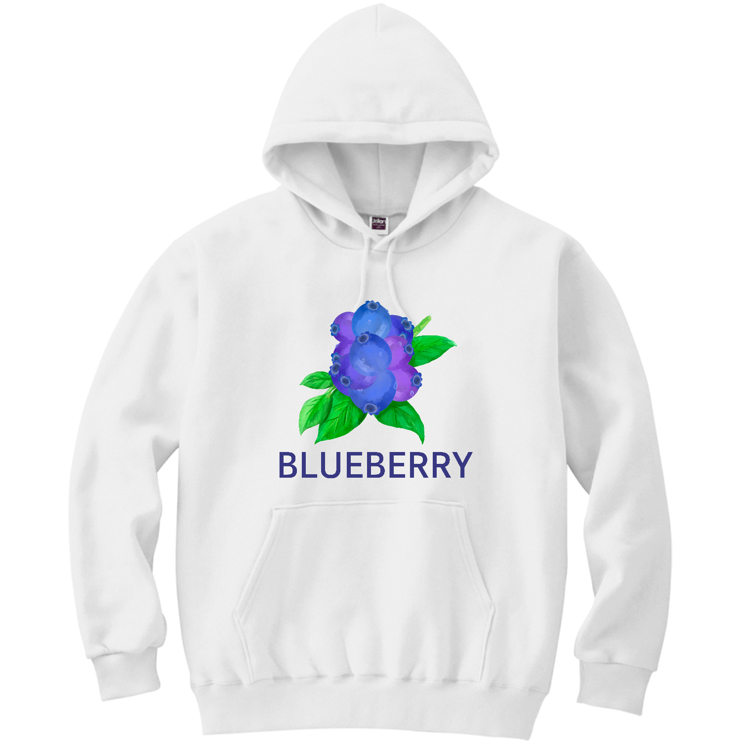 ザ・ブルーベリー 軽量プルパーカー (長袖プリント)