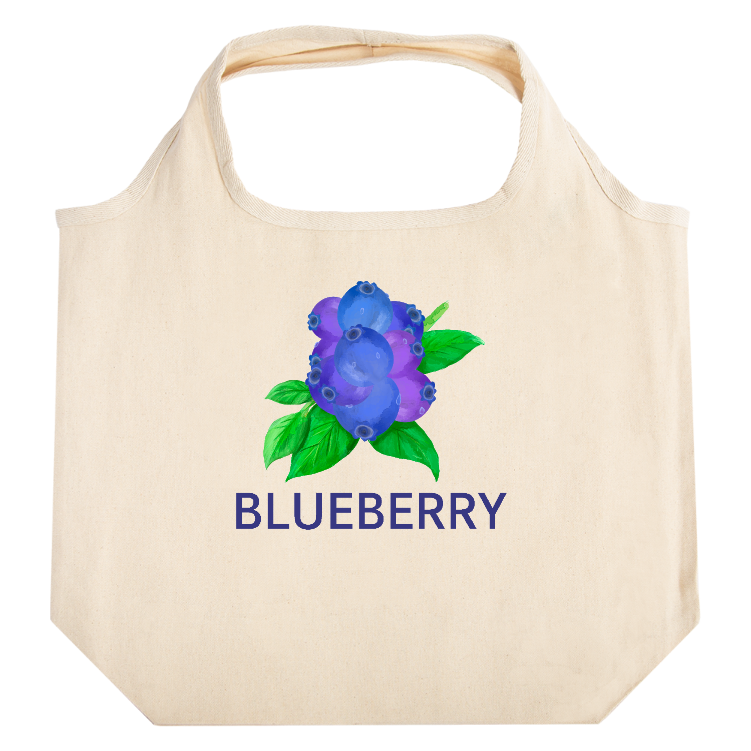 ザ・ブルーベリー たためるマルシェ【白プリントあり】