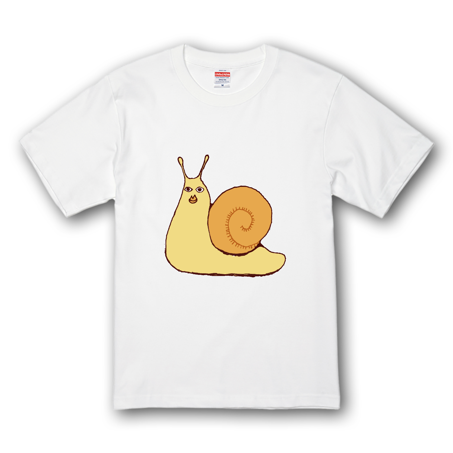 カタツムリ好きのためのデザイン Tシャツ｜おもしろTシャツデザイン