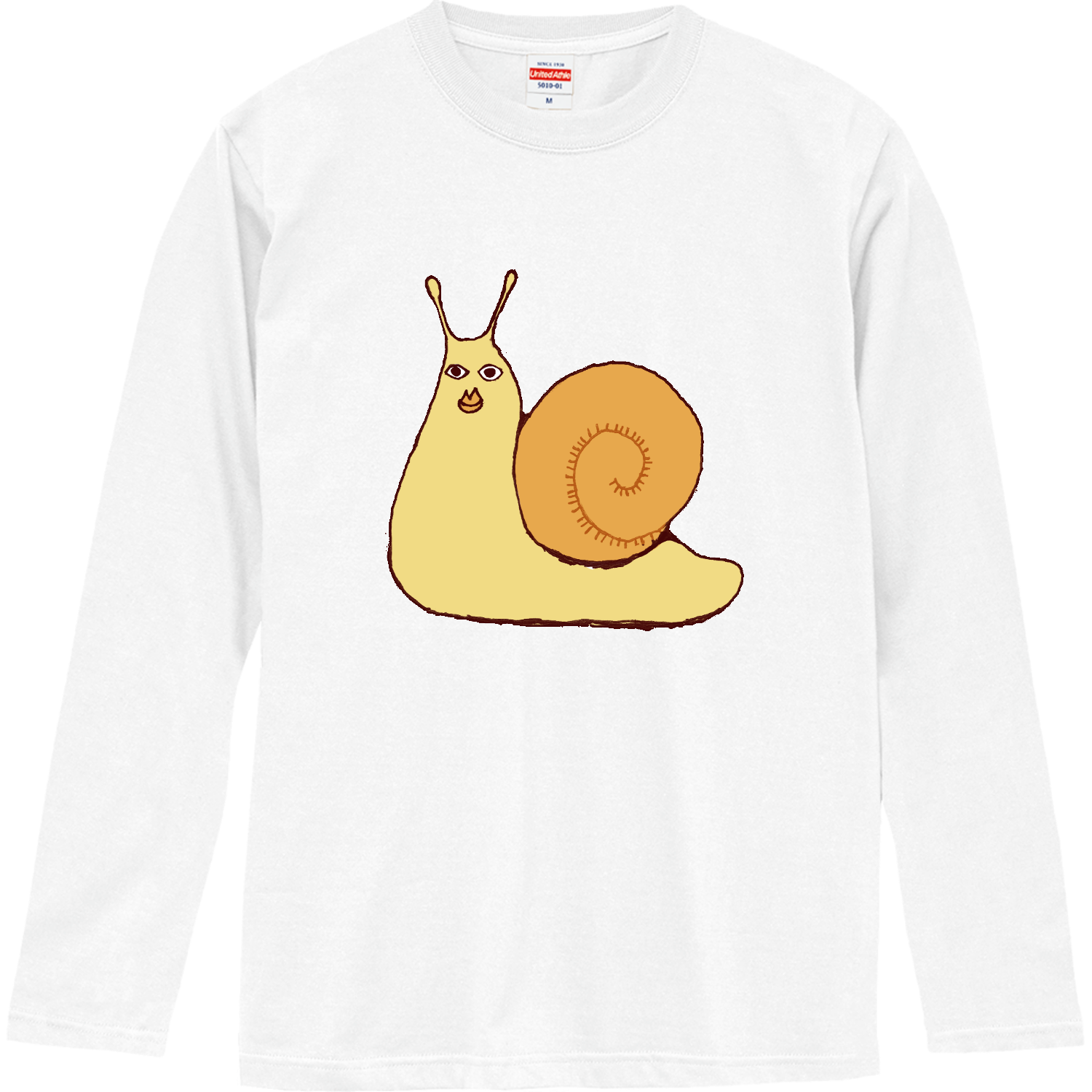 カタツムリ好きのためのデザイン Tシャツ｜おもしろTシャツデザイン