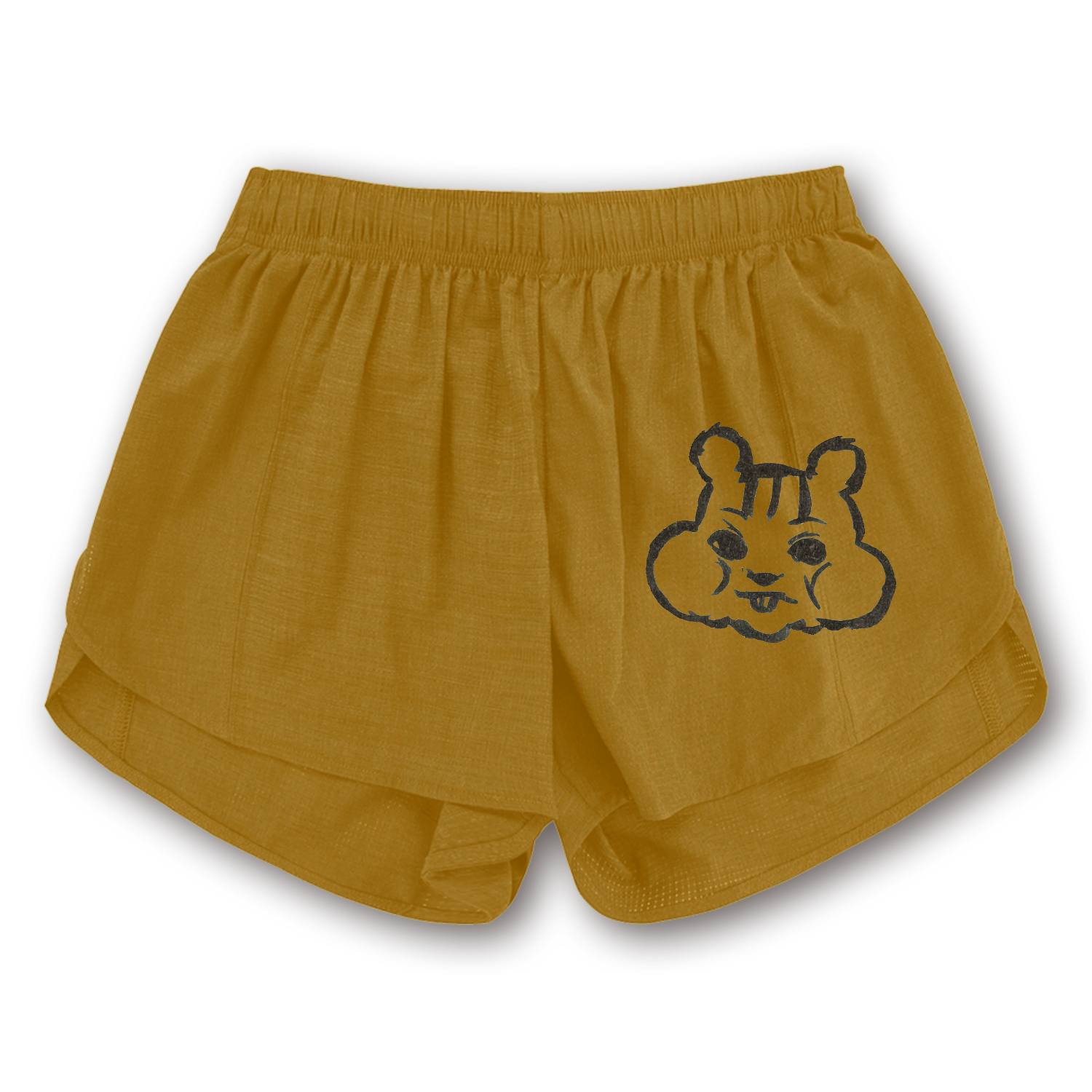 MucciTV オリジナルくるみリス、リアル ウィメンズフィットネスショートパンツ