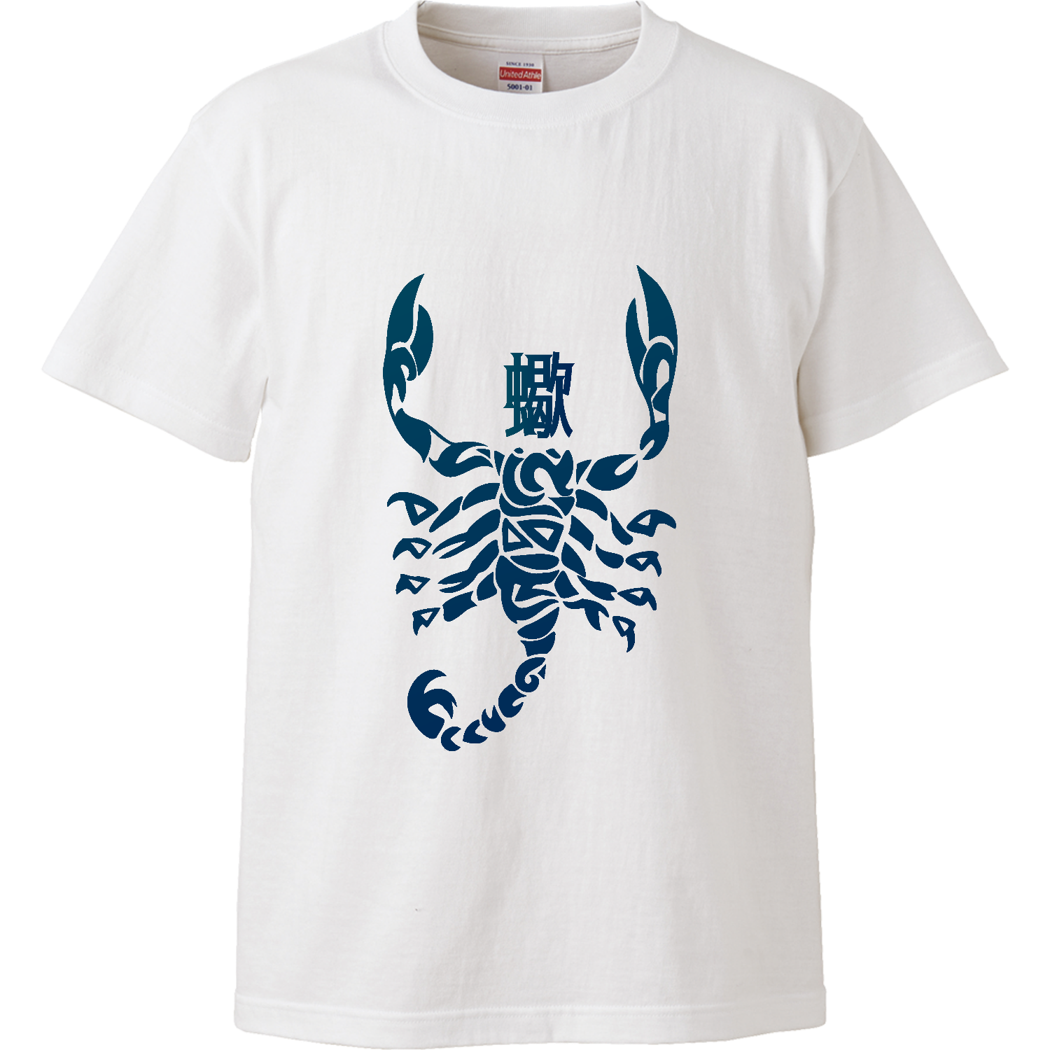 蠍-トライバルアート ハイクオリティーTシャツ